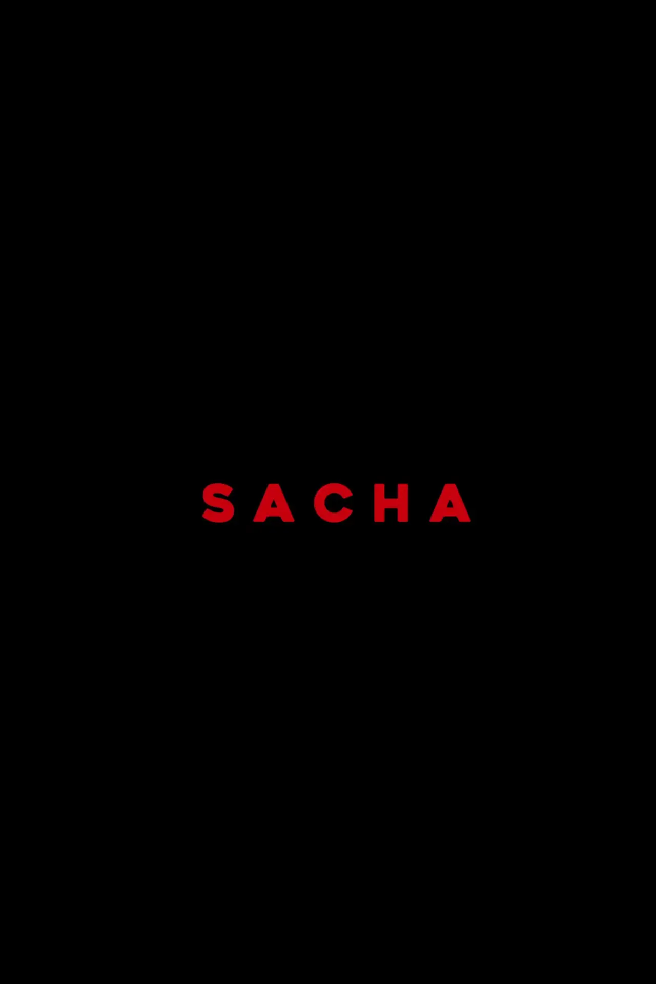 Plakat filmowy "Sacha"