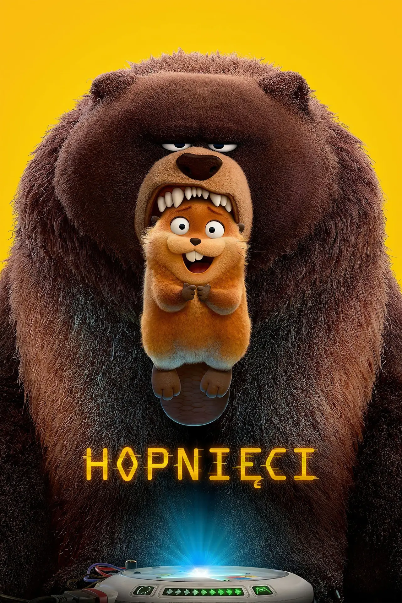 Plakat filmowy "Hopnięci"