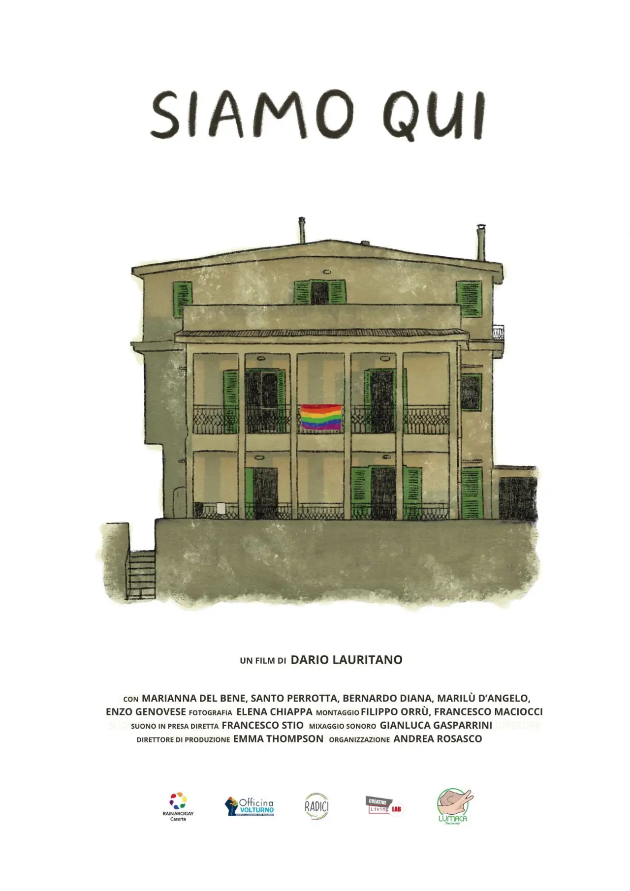 Plakat filmowy "Siamo qui"