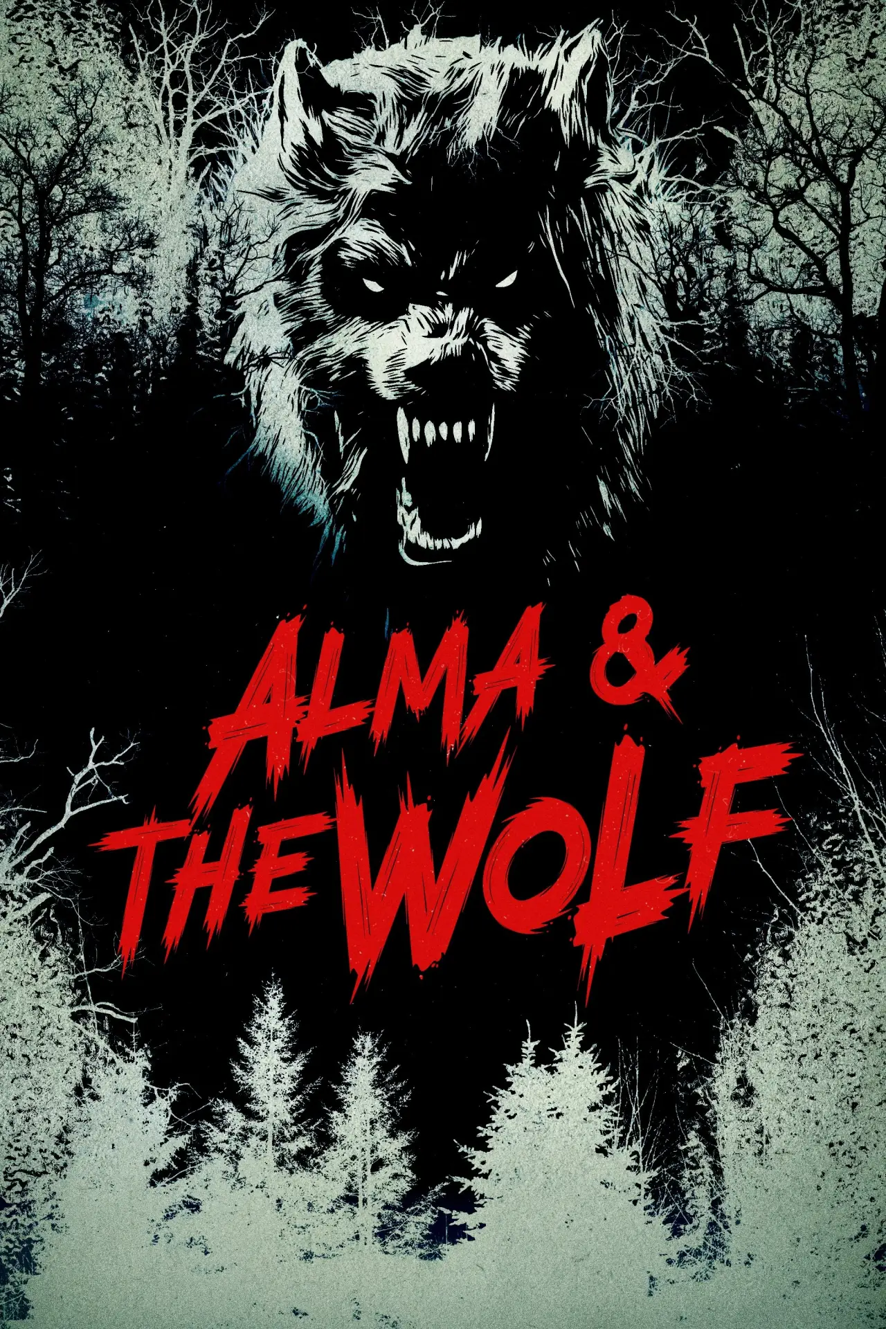 Plakat filmowy "Alma i Wilk"