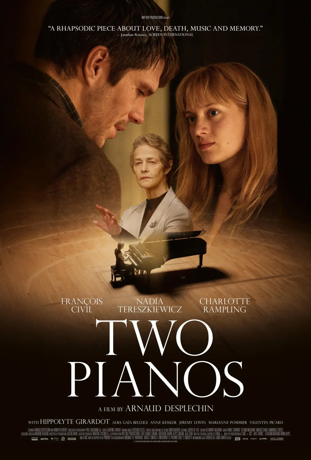 Plakat filmowy "Deux pianos"