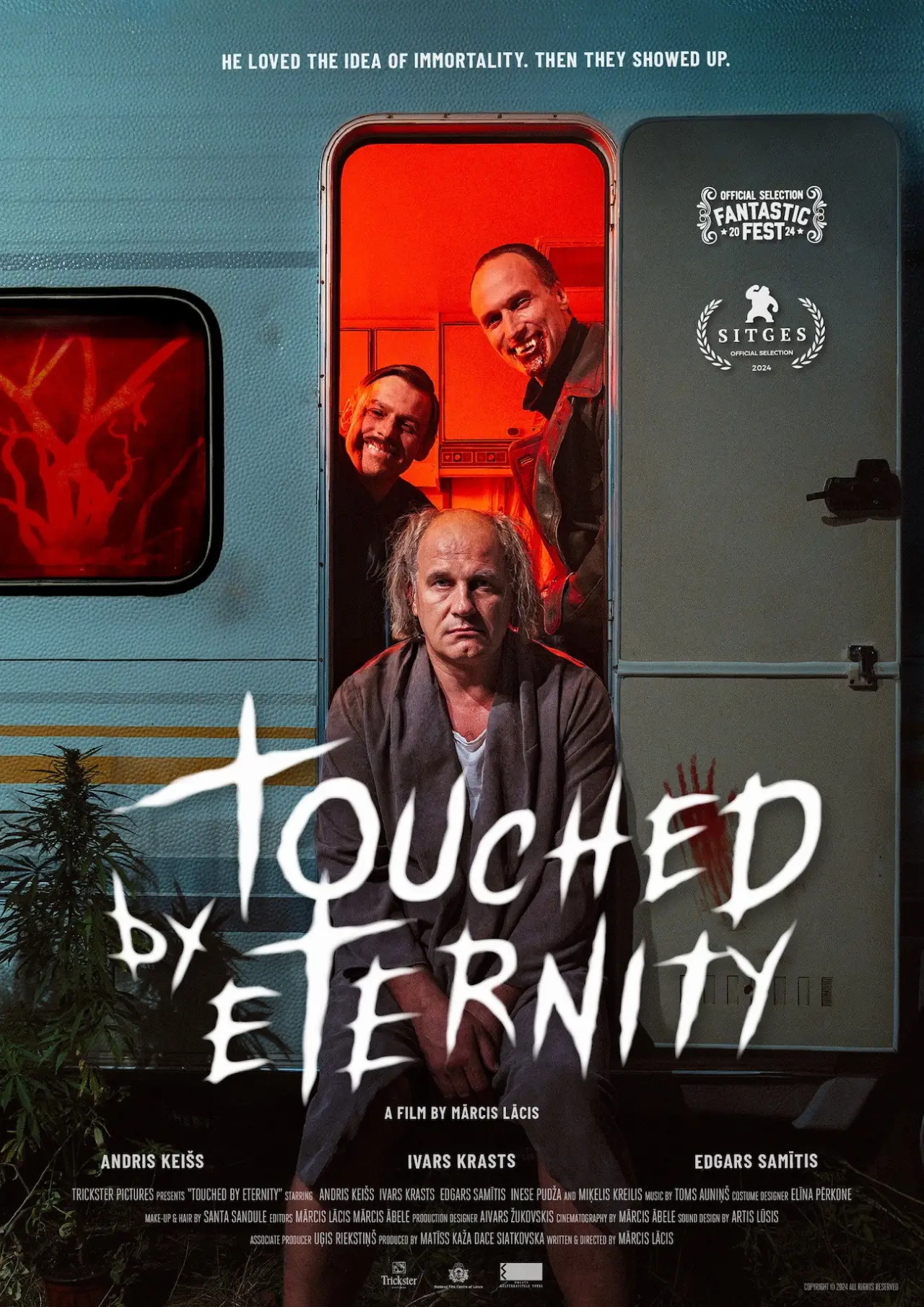 Plakat filmowy "Mūžības skartie"
