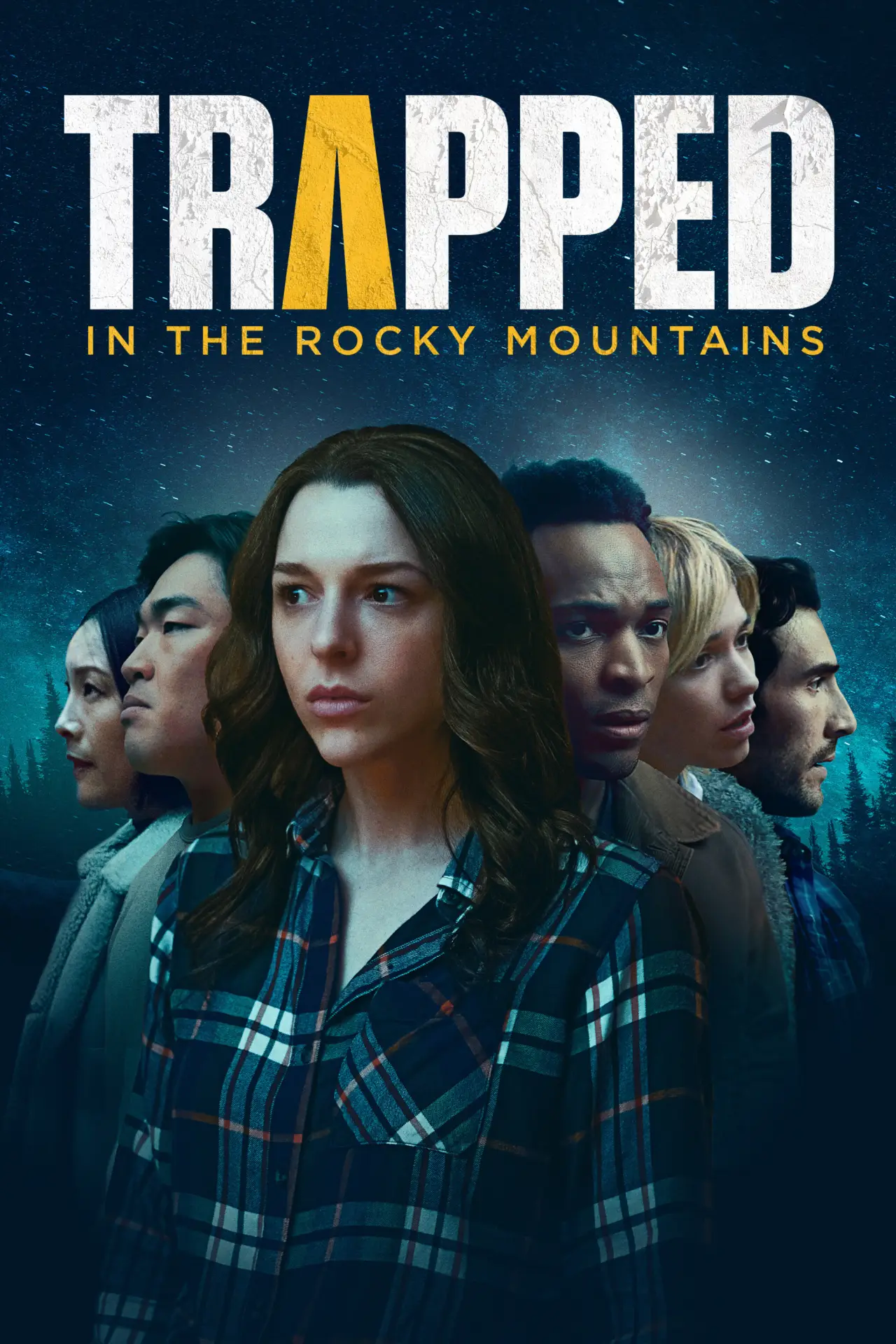 Plakat filmowy "Trapped in the Rocky Mountains"