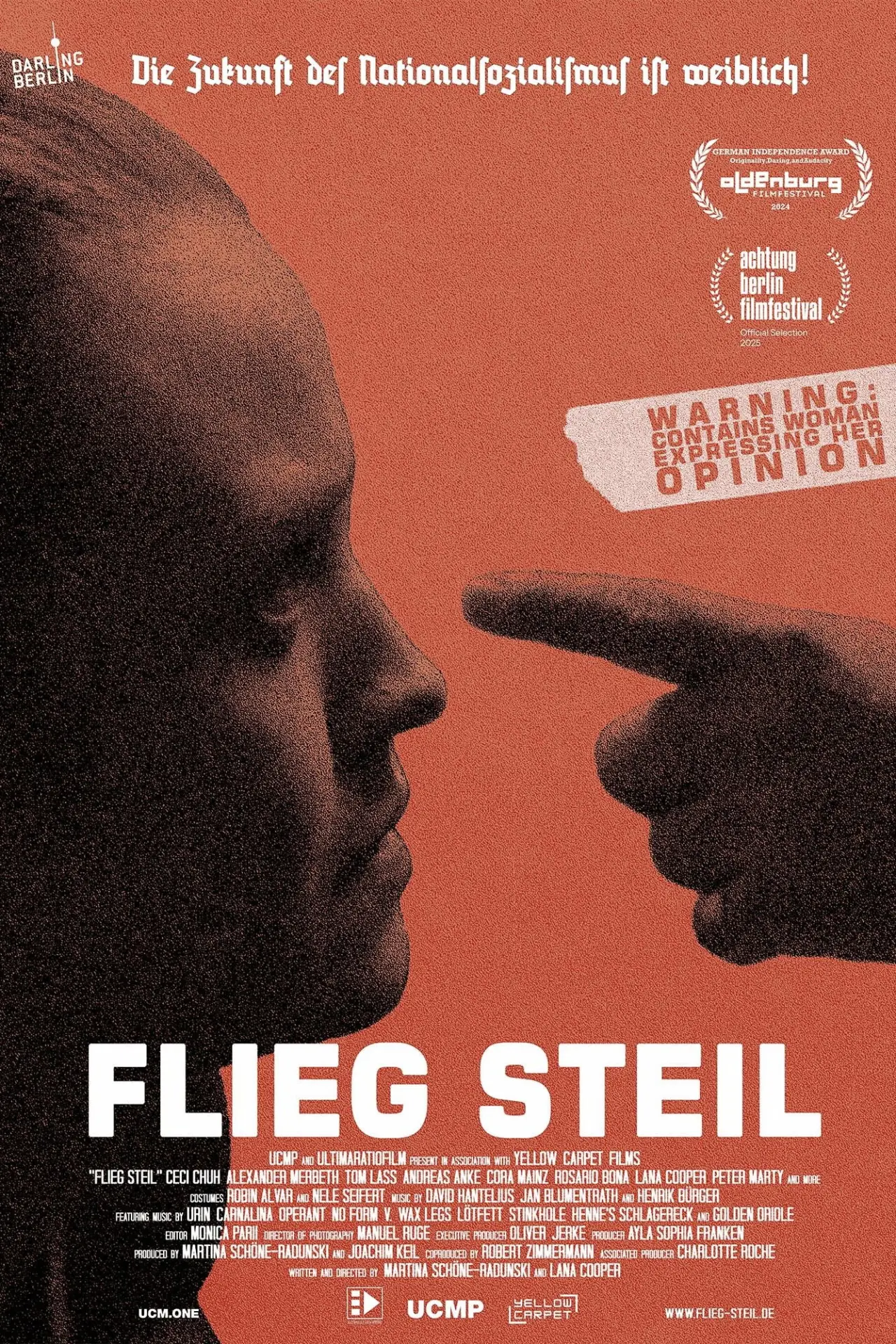 Plakat filmowy "Flieg steil"