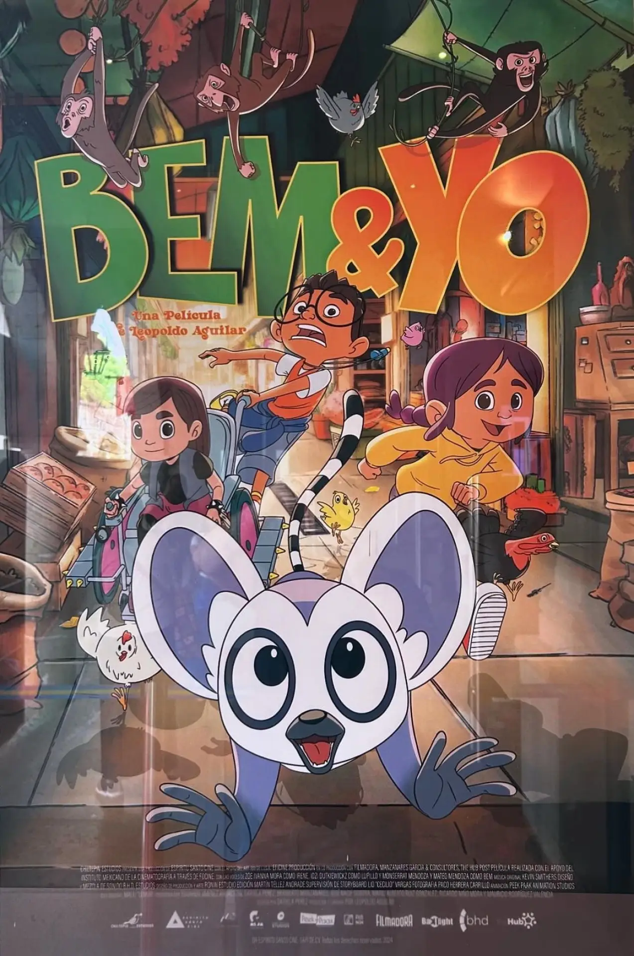 Plakat filmowy "Bem, Un Lémur En Fuga"