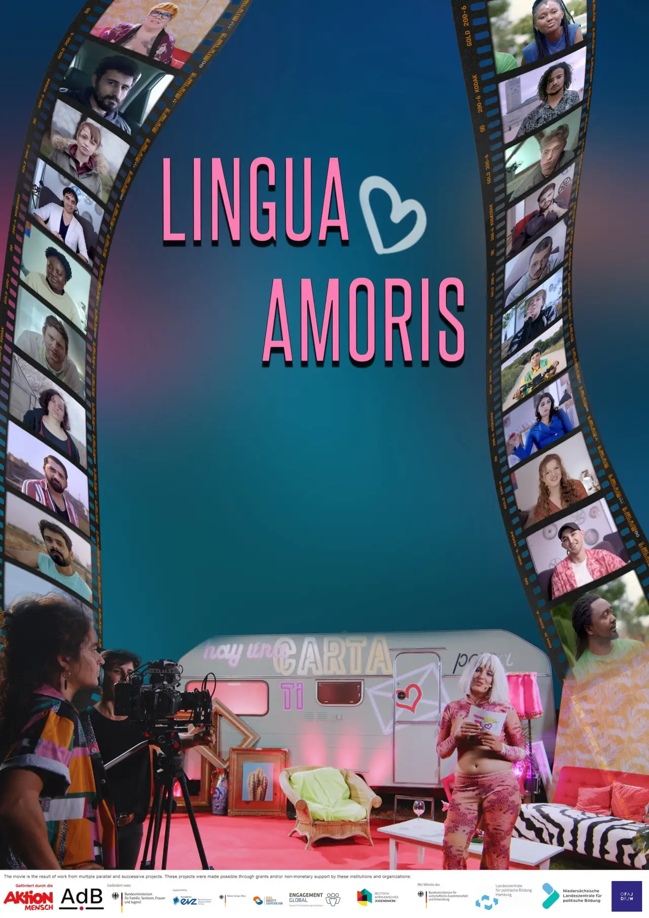 Plakat filmowy "Lingua Amoris"