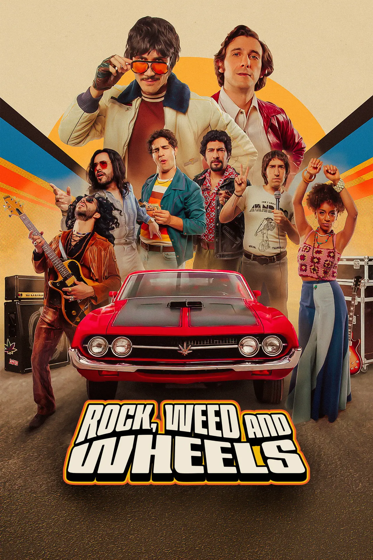 Plakat filmowy "Autos, Mota y Rocanrol"
