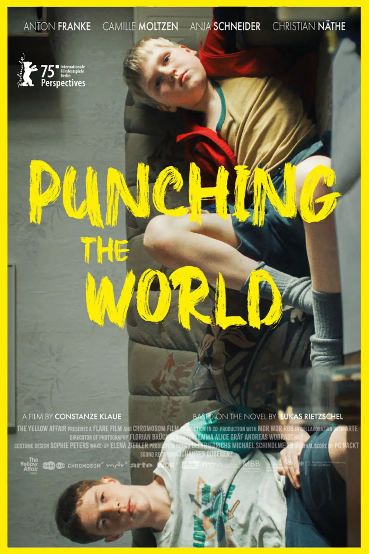 Plakat filmowy "Mit der Faust in die Welt schlagen"