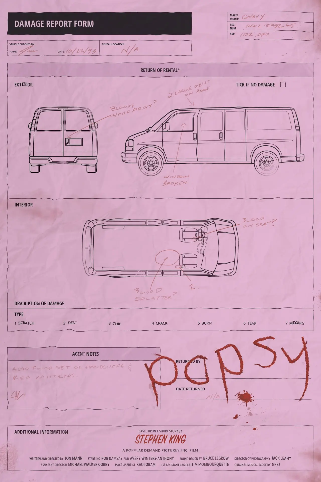 Plakat filmowy "Popsy"