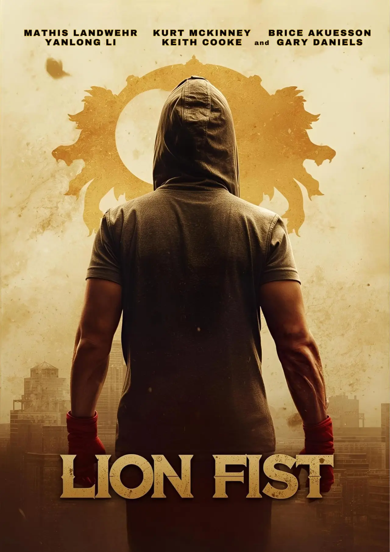 Plakat filmowy "Lion Fist"