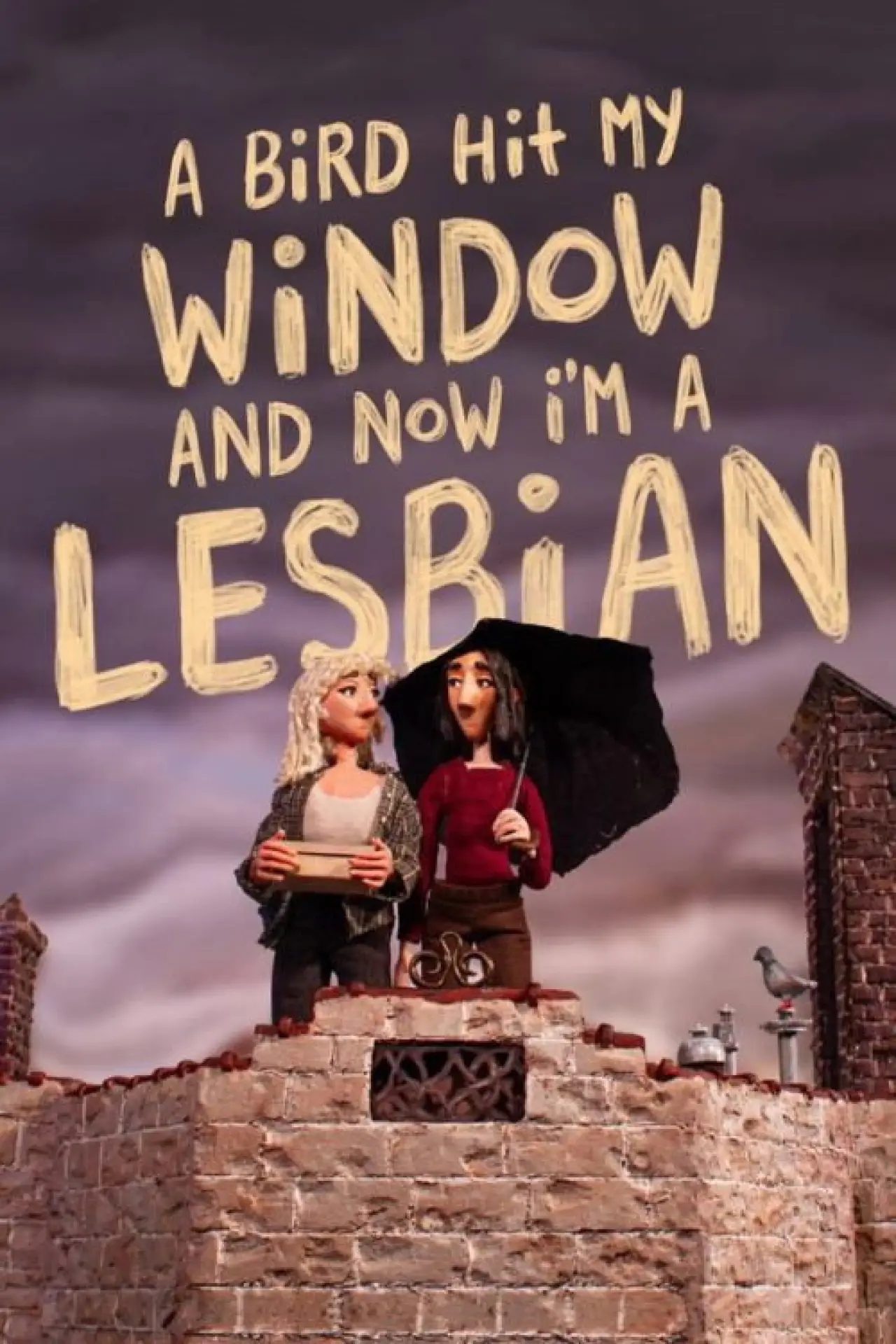 Plakat filmowy "A Bird Hit My Window and Now I