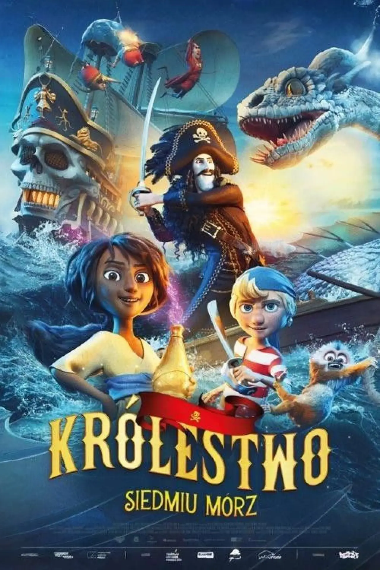 Plakat filmowy "Królestwo siedmiu mórz"