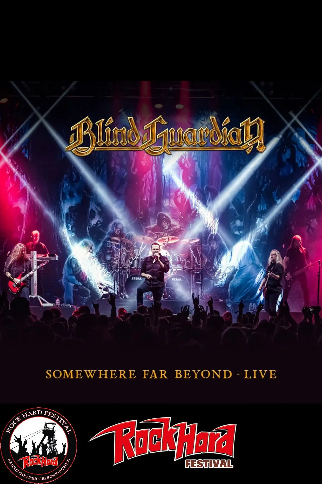 Plakat filmowy "Blind Guardian: Somewhere Far Beyond - Revisited: Live at Rock Hard Festival 2022"