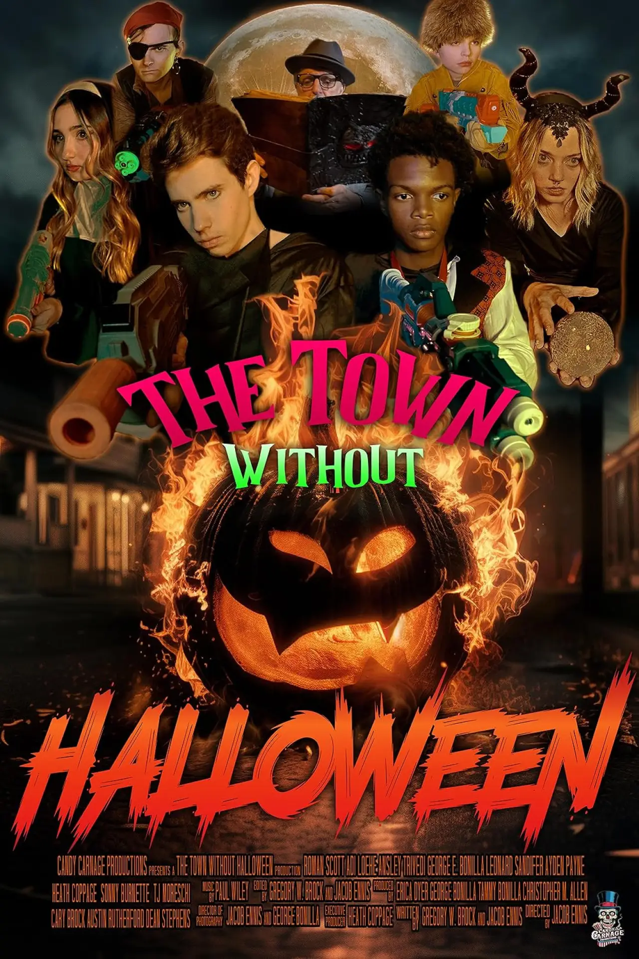 Plakat filmowy "The Town Without Halloween"
