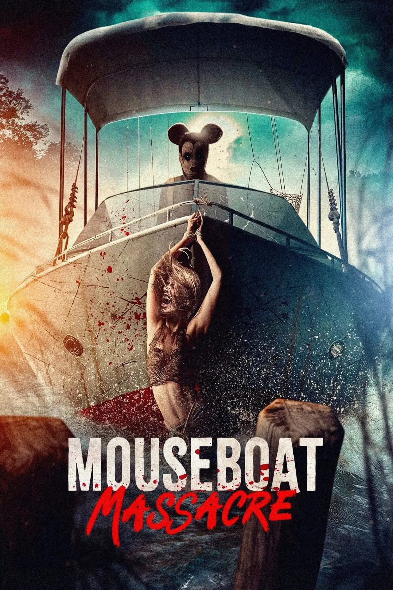 Plakat filmowy "Mouseboat Massacre"