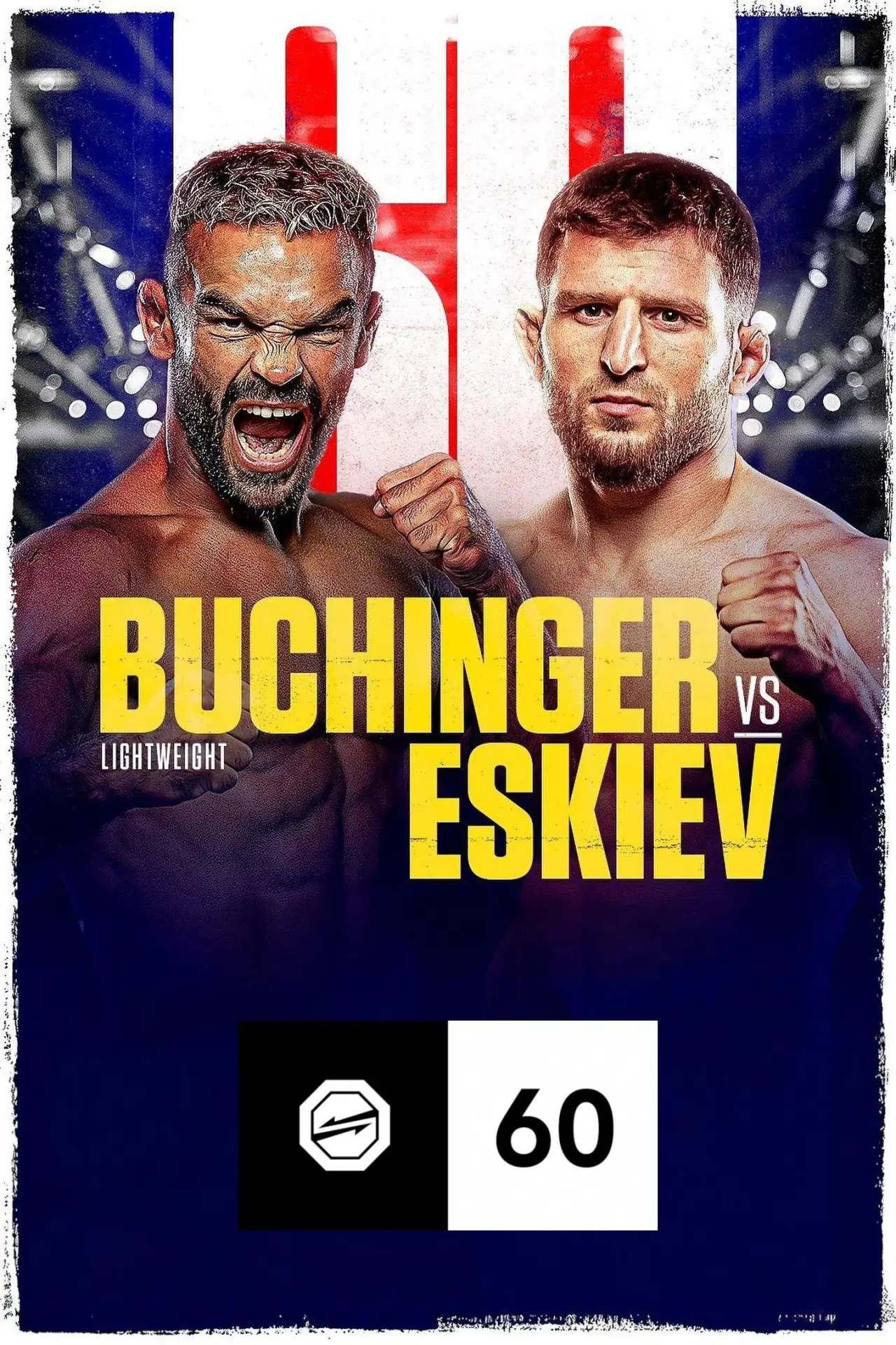 Plakat filmowy "OKTAGON 60: Buchinger vs. Eskiev"