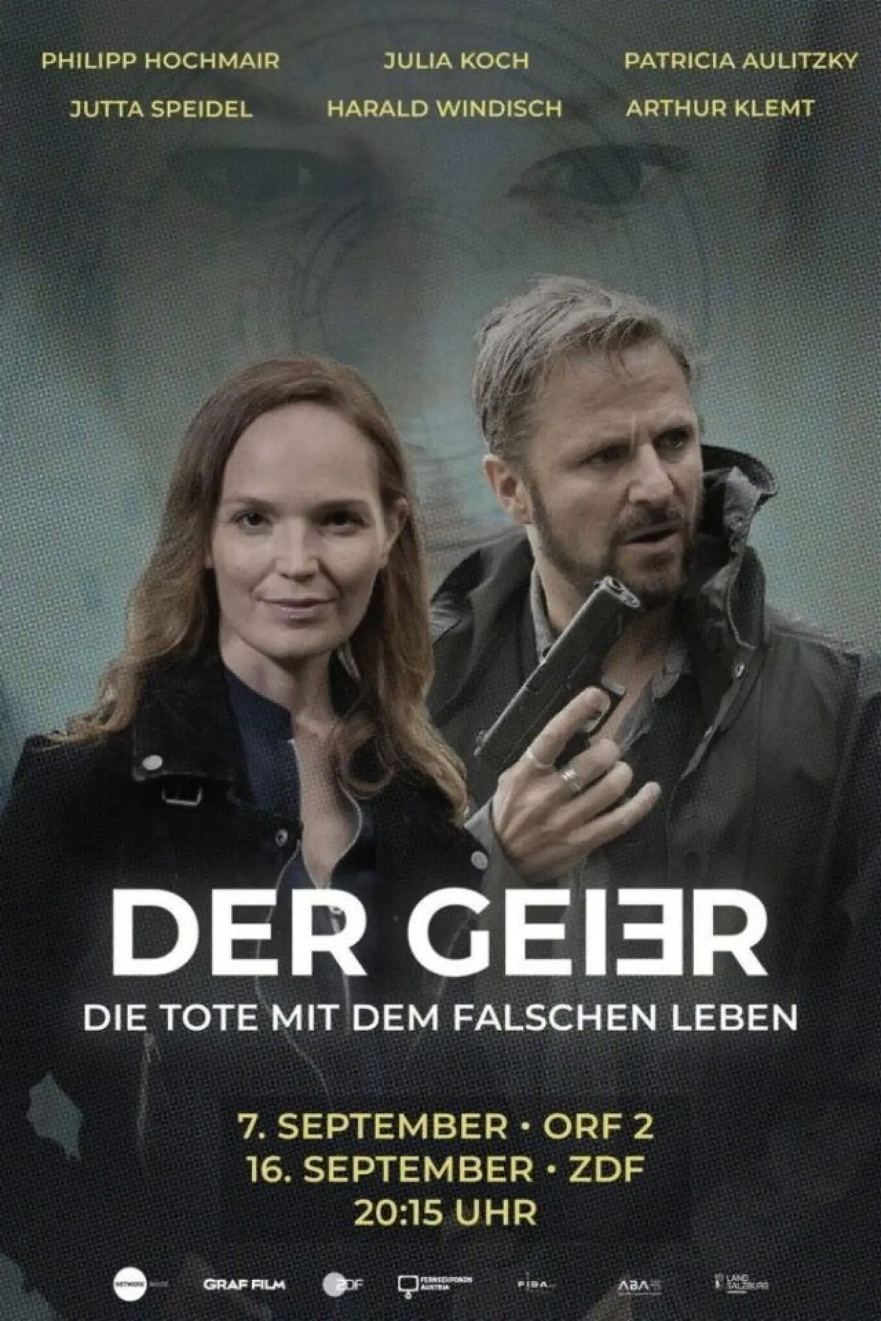 Plakat filmowy "Der Geier - Die Tote mit dem falschen Leben"