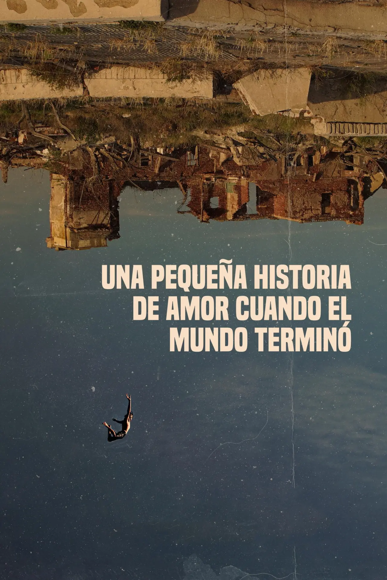 Plakat filmowy "Una pequeña historia de amor cuando el mundo terminó"