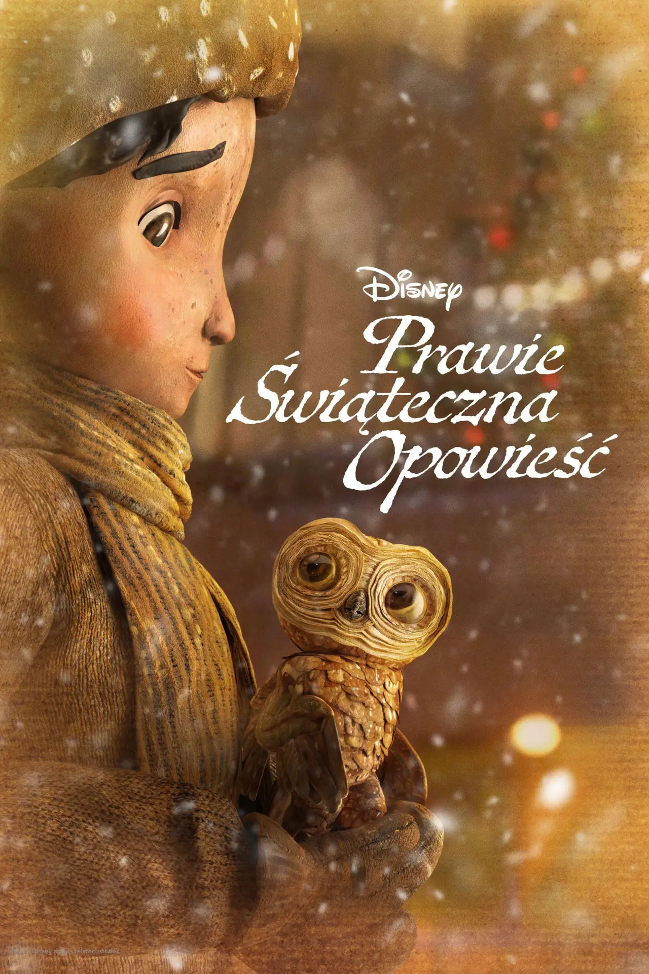 Plakat filmowy "Prawie świąteczna opowieść"