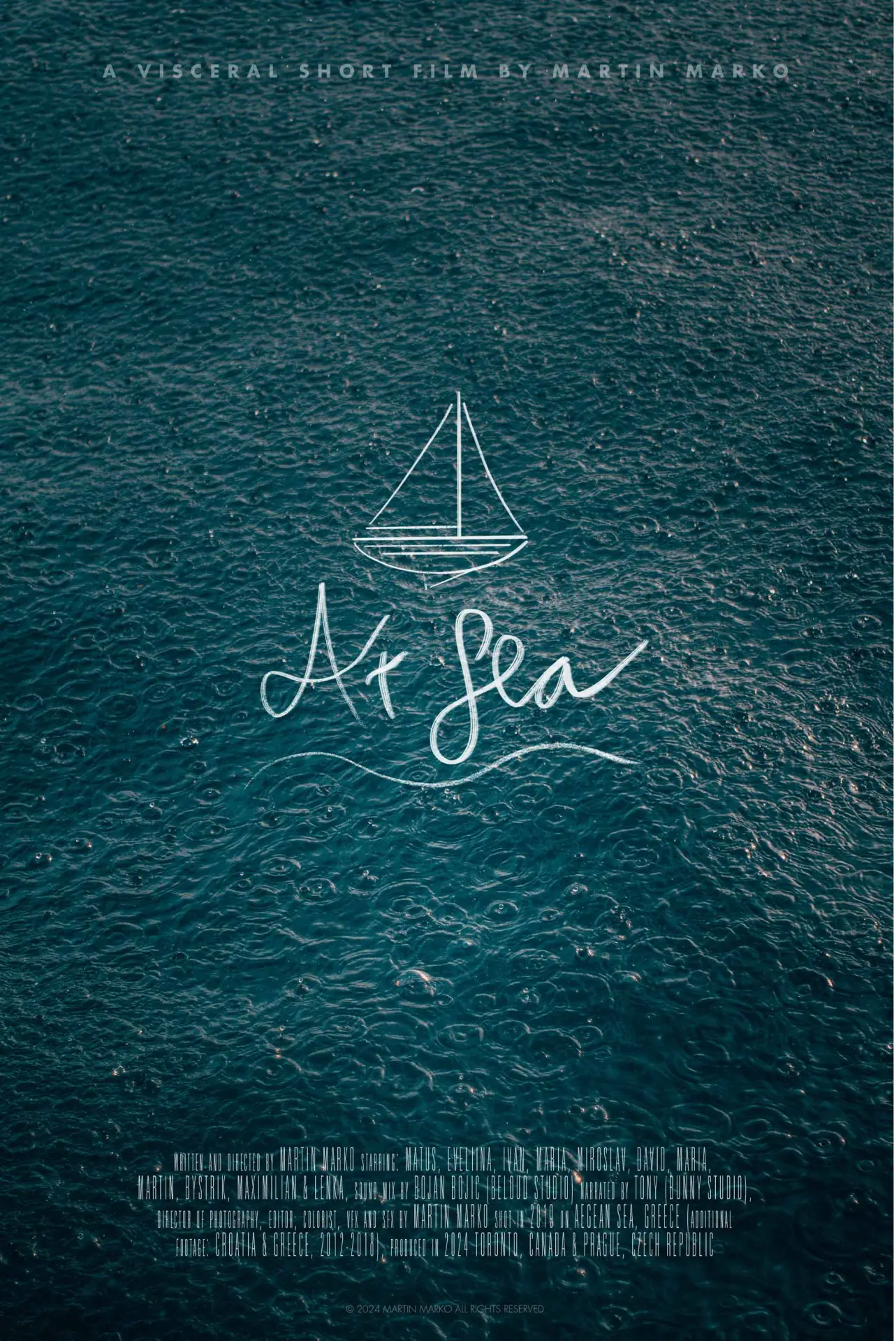 Plakat filmowy "At Sea"