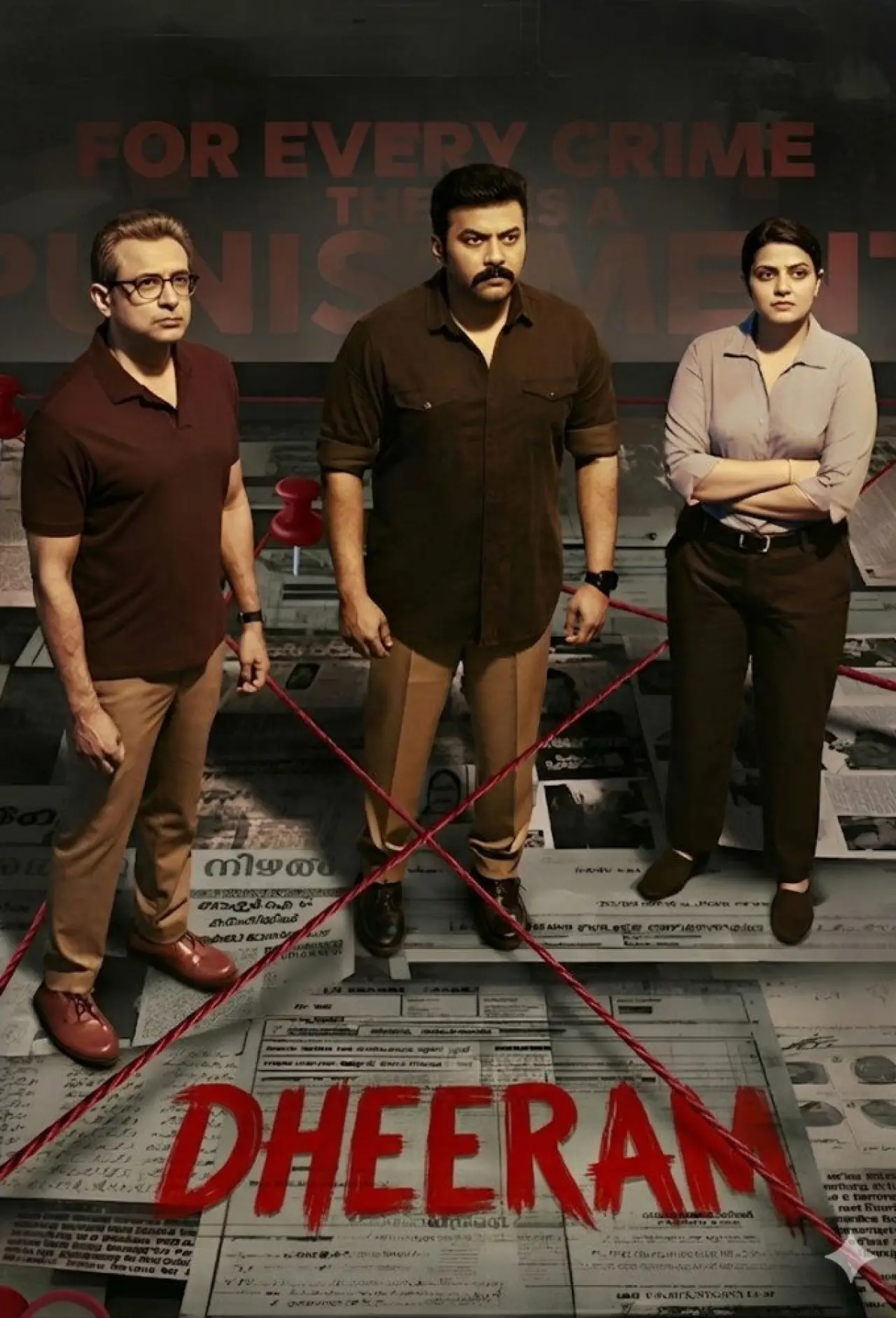 Plakat filmowy "ധീരം"