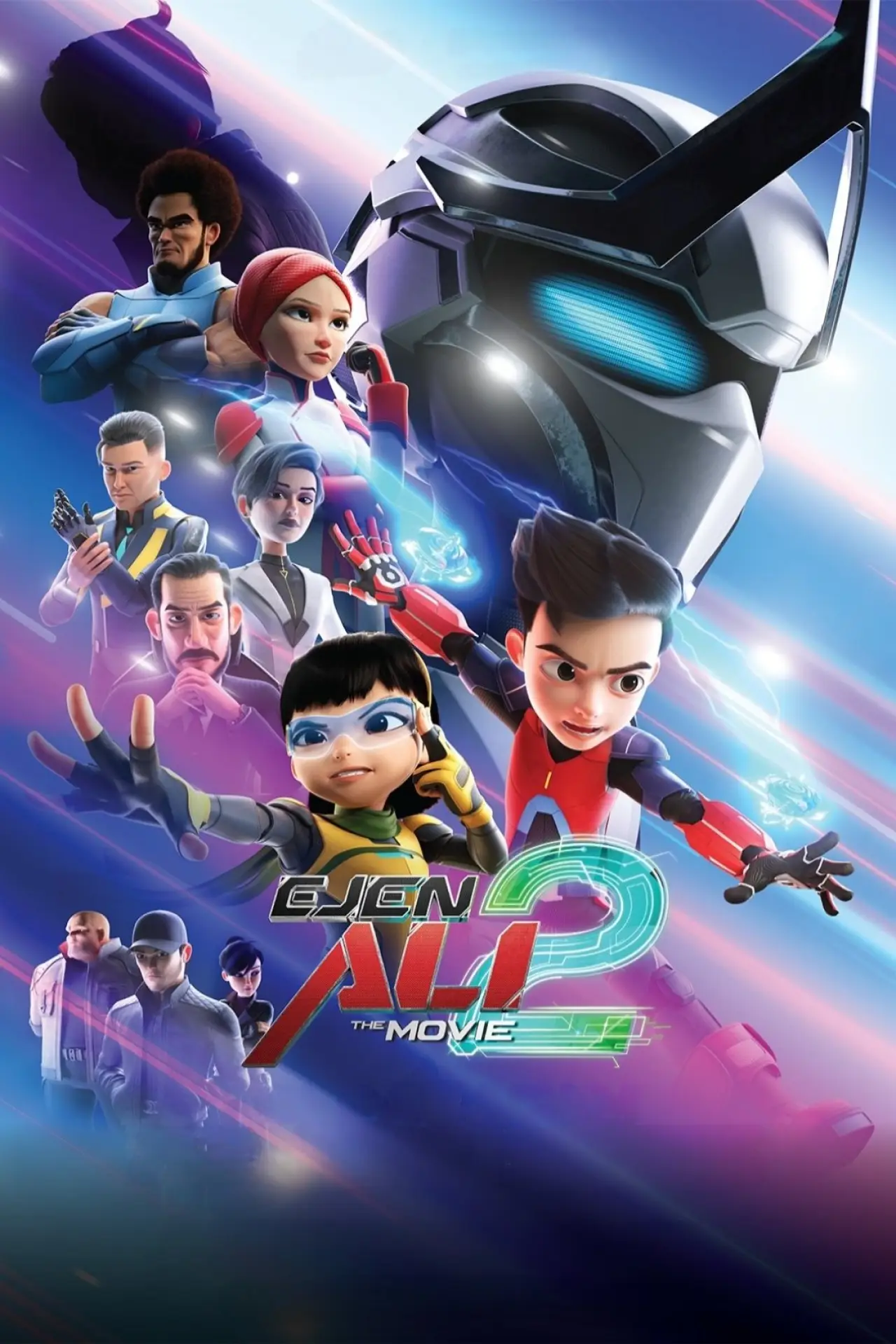 Plakat filmowy "Ejen Ali: The Movie 2"