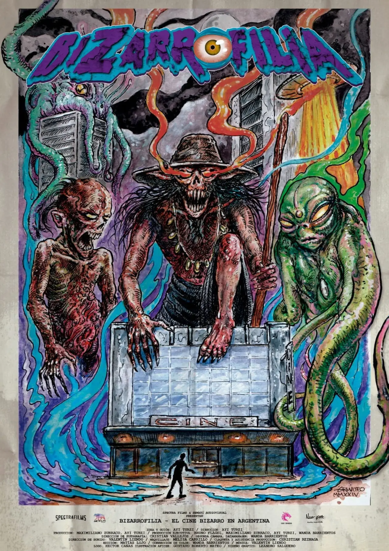 Plakat filmowy "Bizarrofilia"
