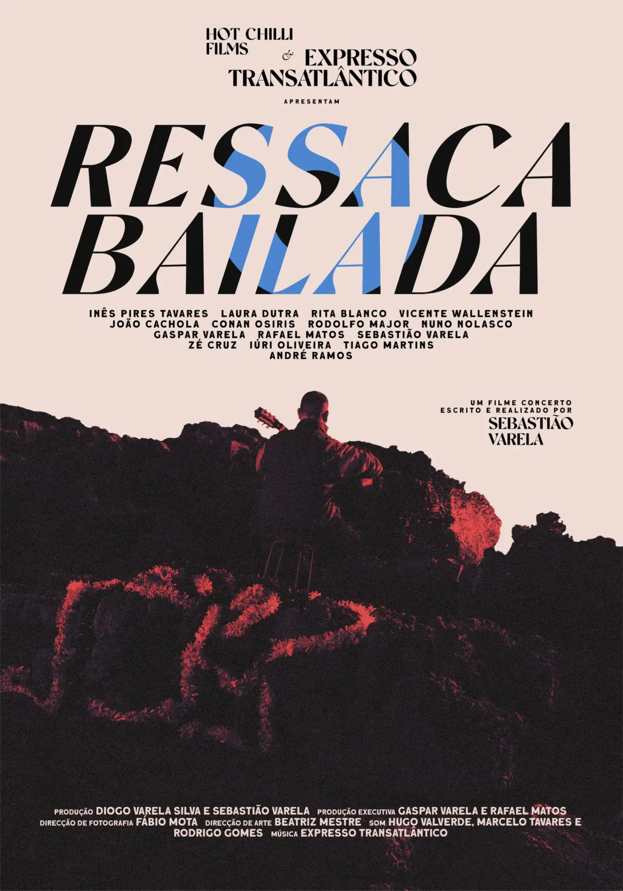 Plakat filmowy "Ressaca Bailada - Filme Concerto"