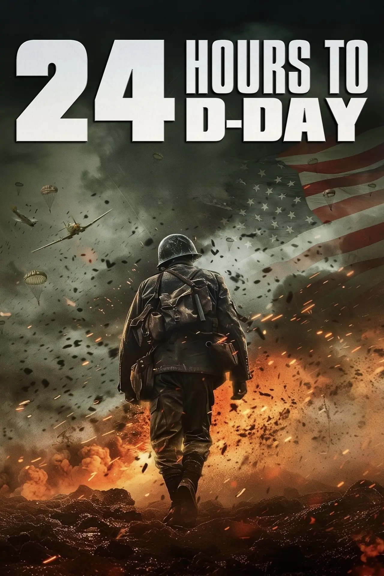 Plakat filmowy "24 Hours to D-Day"