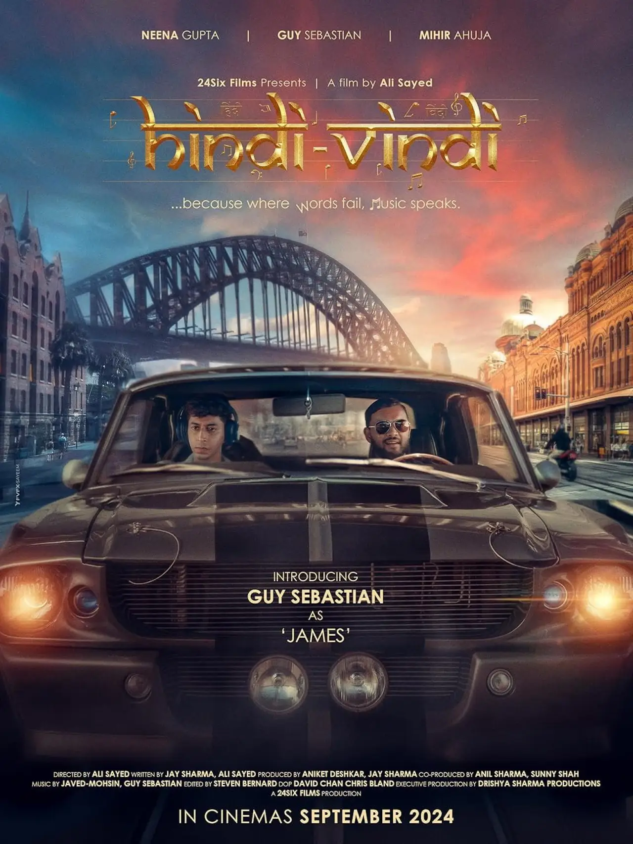 Plakat filmowy "Hindi Vindi"