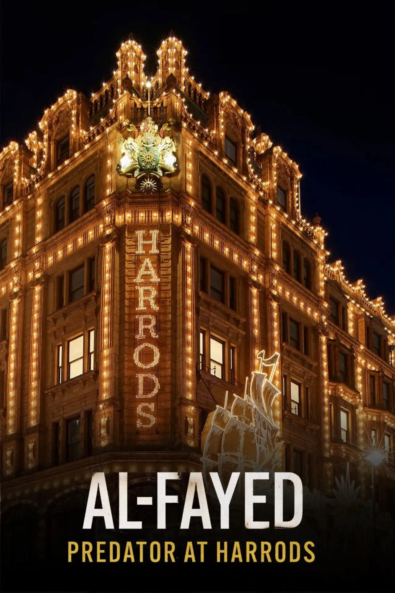 Plakat filmowy "Al Fayed: Predator at Harrods"