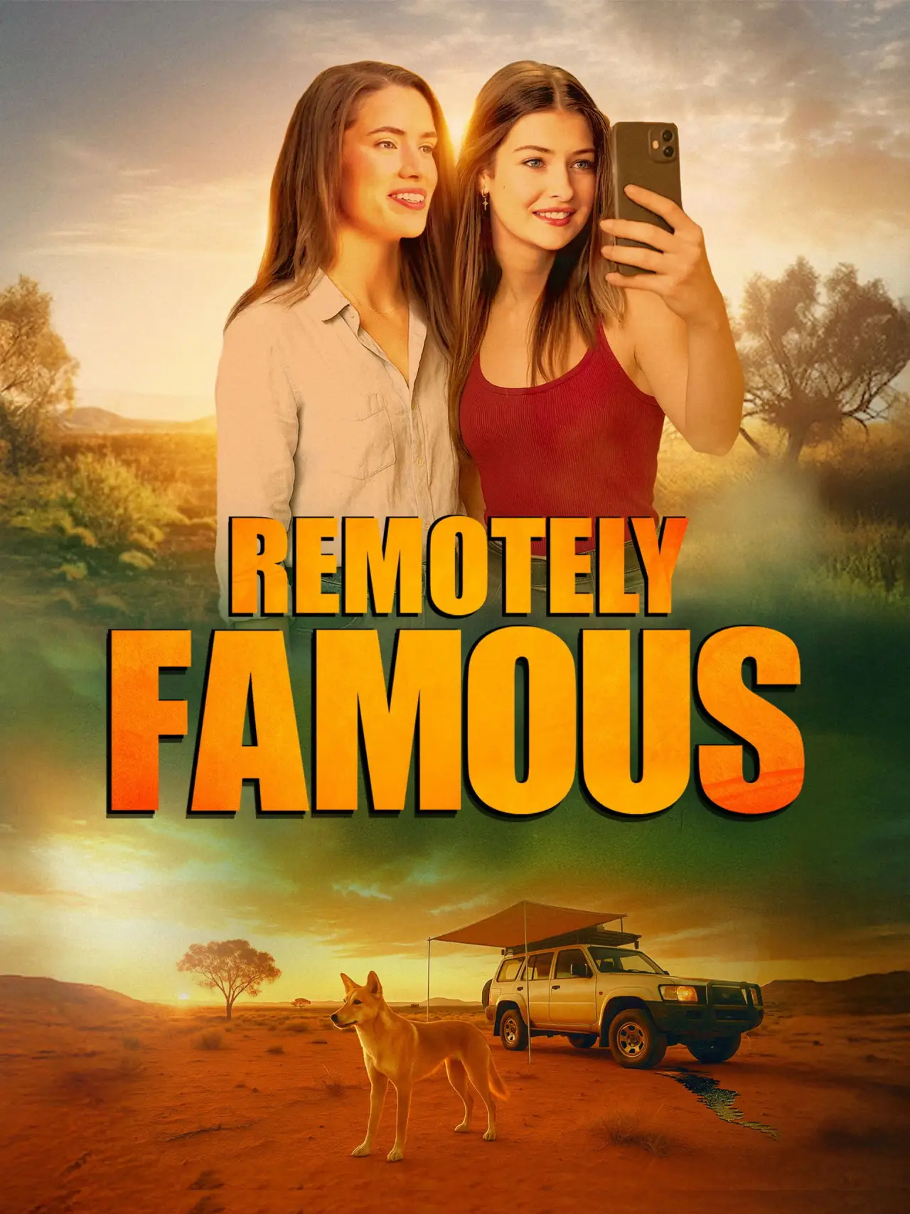 Plakat filmowy "Remotely Famous"