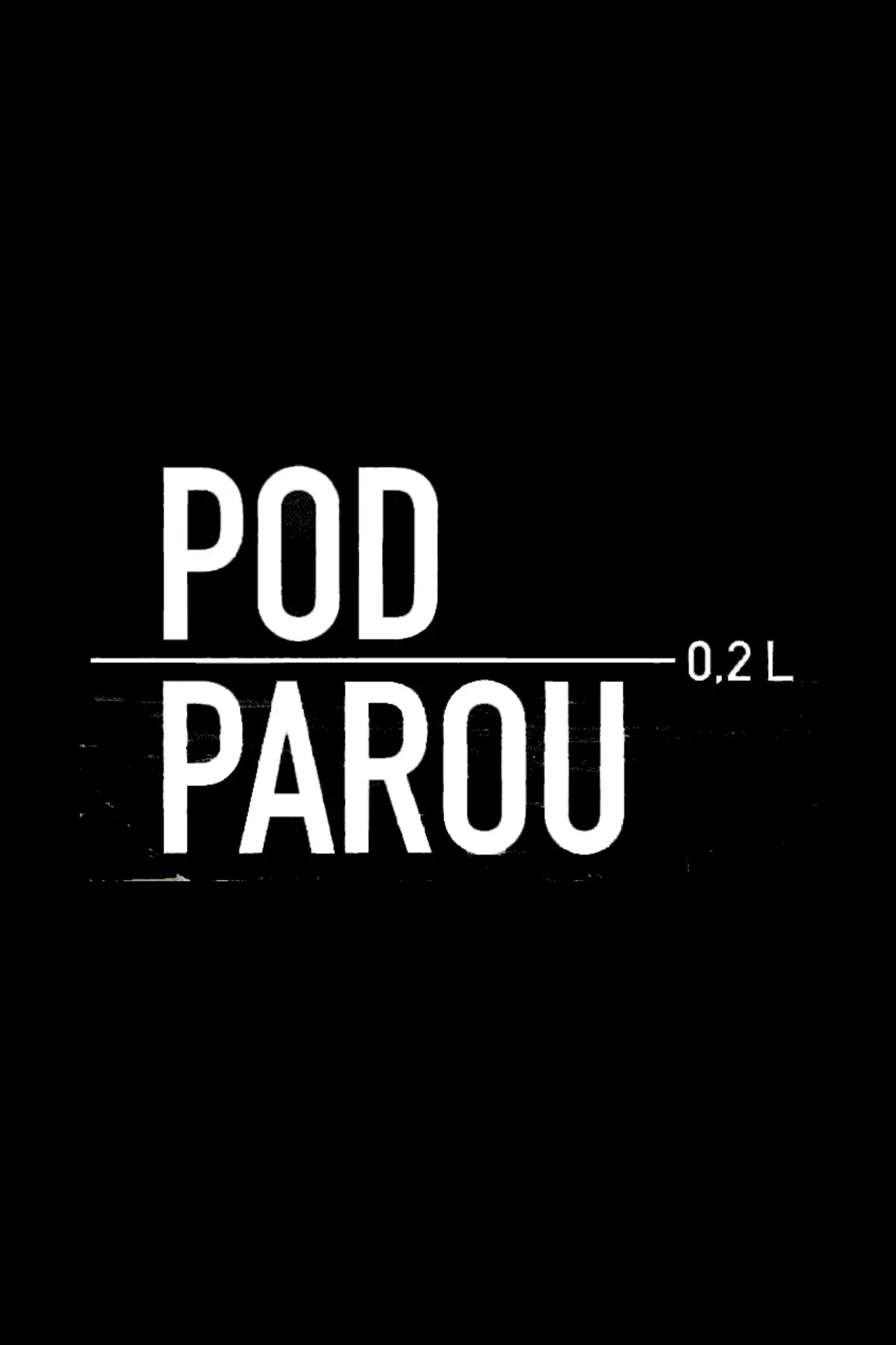Plakat filmowy "Pod parou"