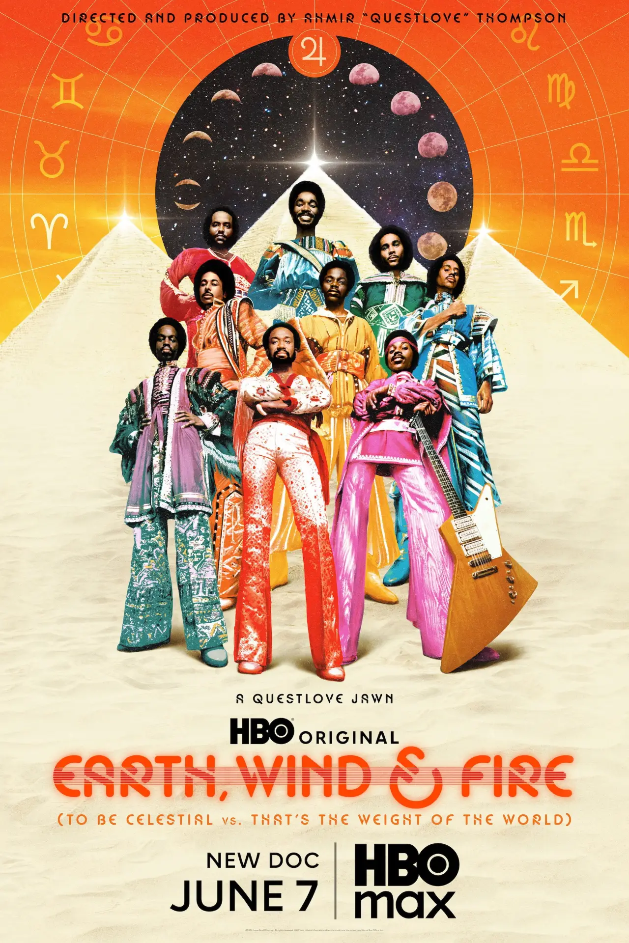 Plakat filmowy "Earth, Wind & Fire (To Be Celestial vs. That
