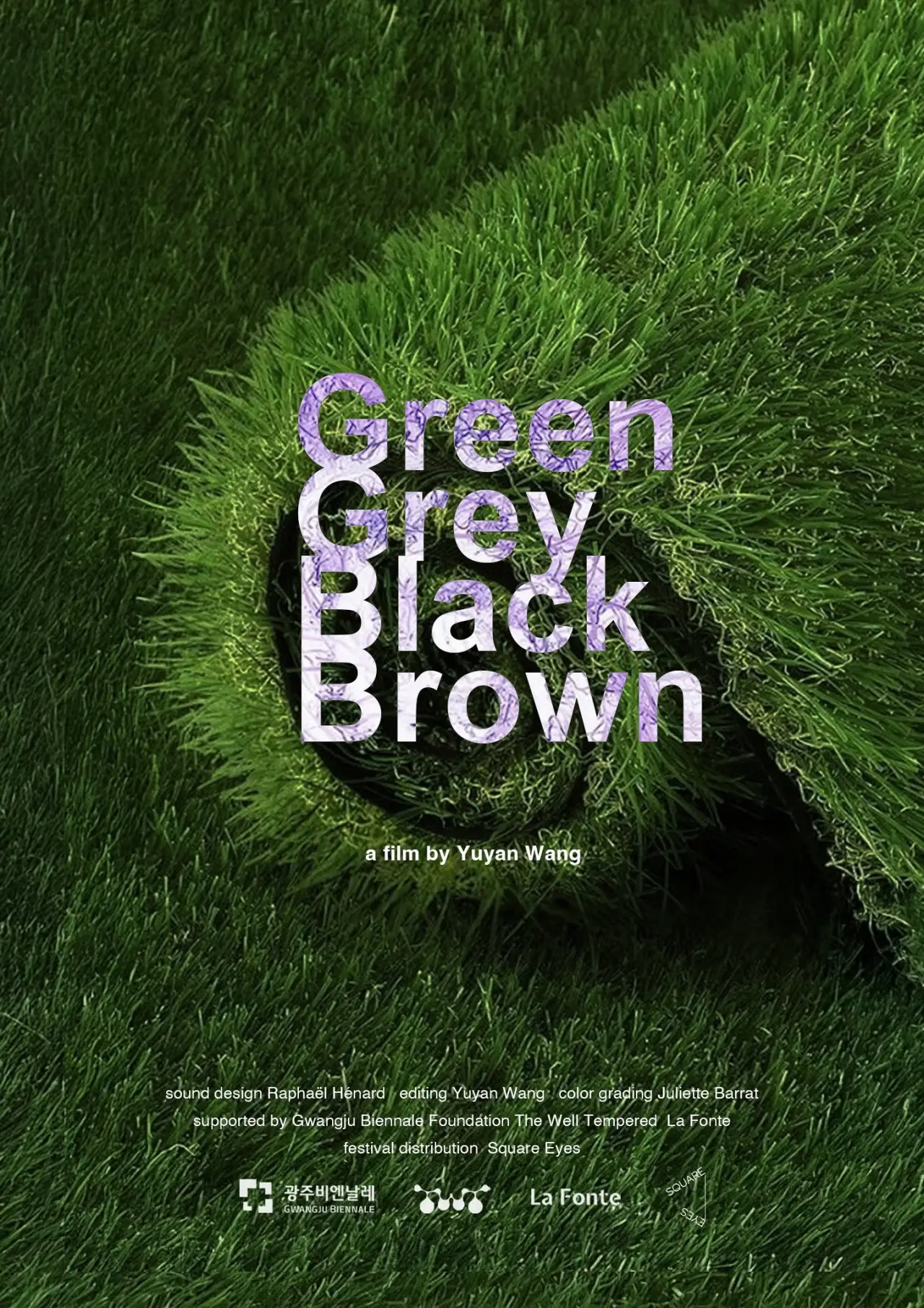 Plakat filmowy "Green Grey Black Brown"