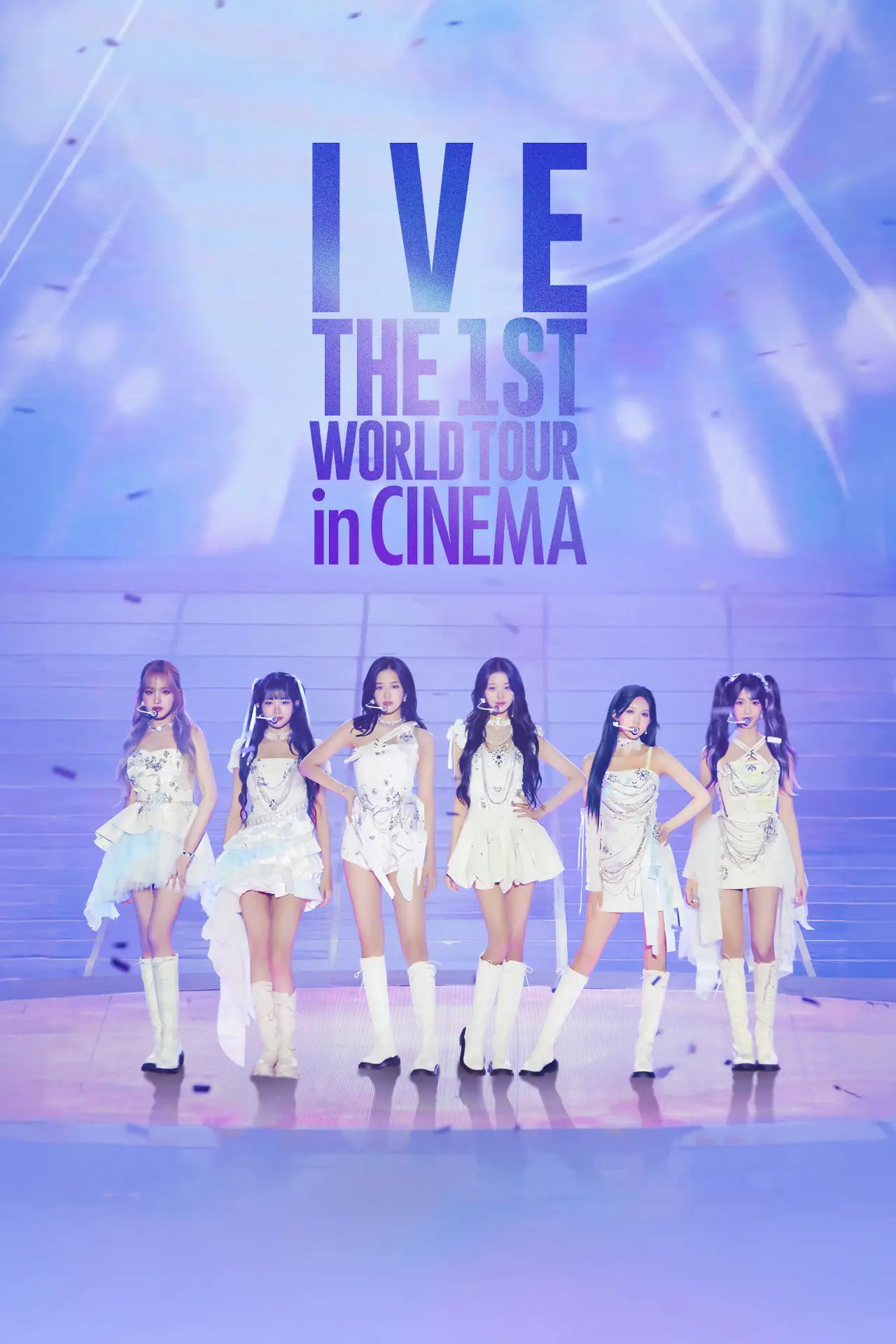 Plakat filmowy "아이브 더 퍼스트 월드투어 인 시네마"