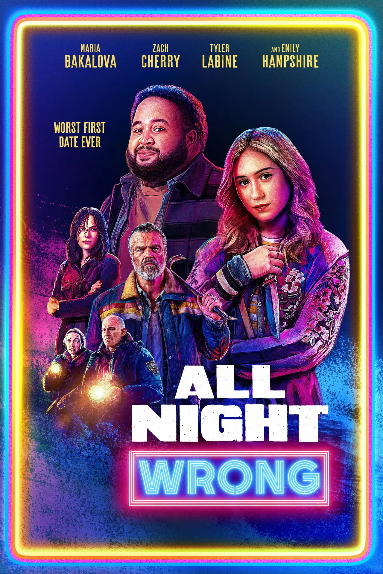Plakat filmowy "All Night Wrong"