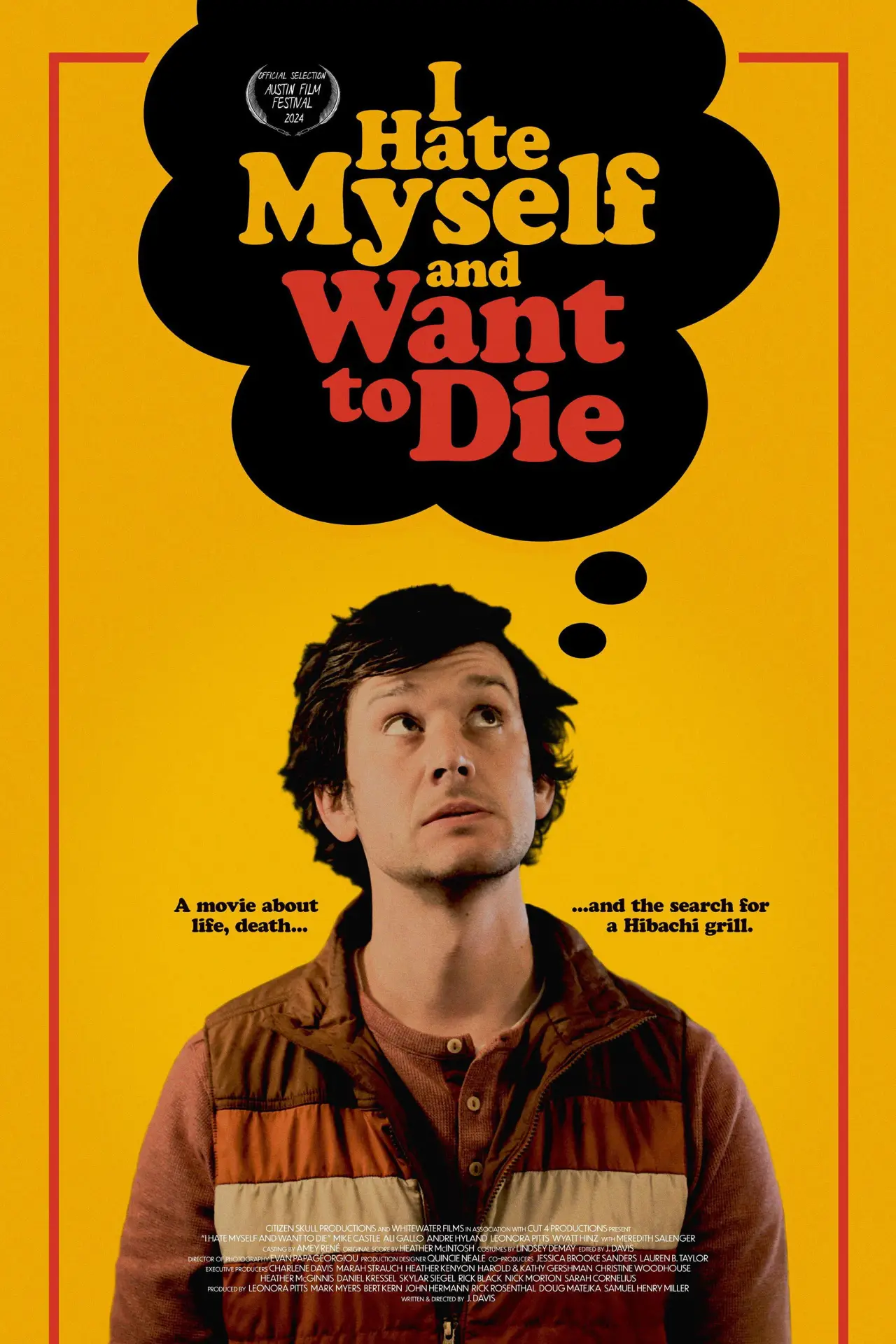 Plakat filmowy "I Hate Myself and Want to Die"