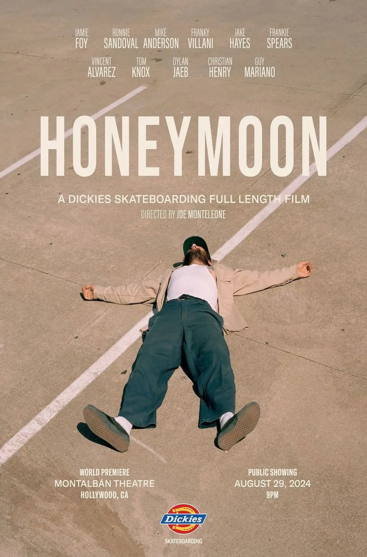 Plakat filmowy "Honeymoon"