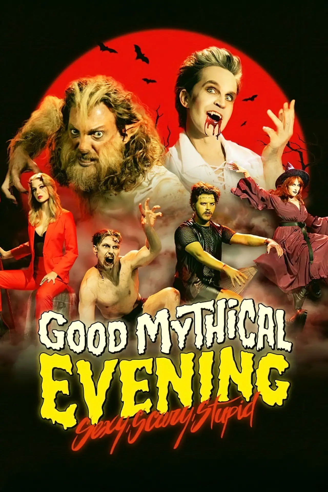 Plakat filmowy "Good Mythical Evening: Sexy, Scary, Stupid"