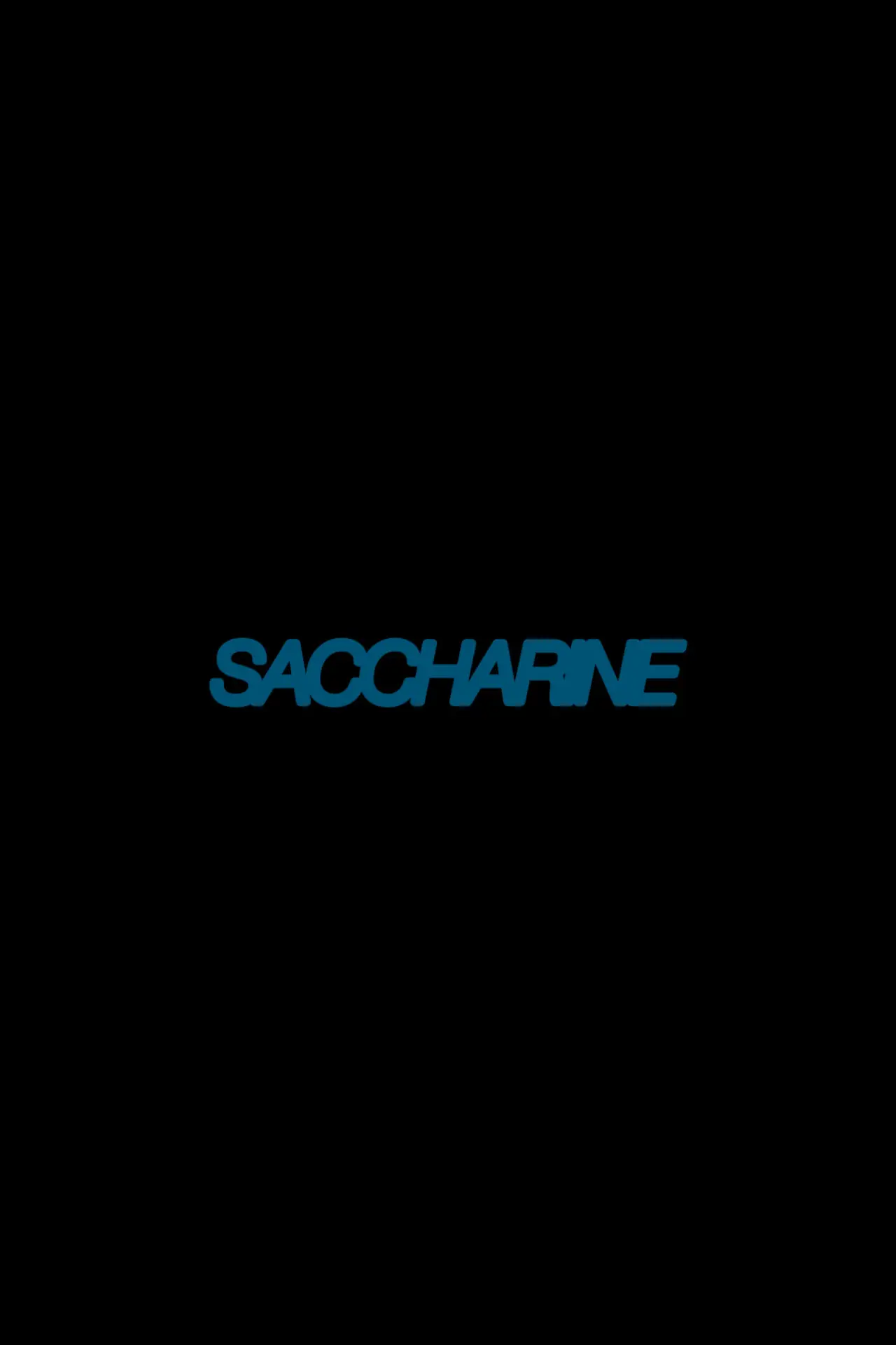Plakat filmowy "Saccharine"