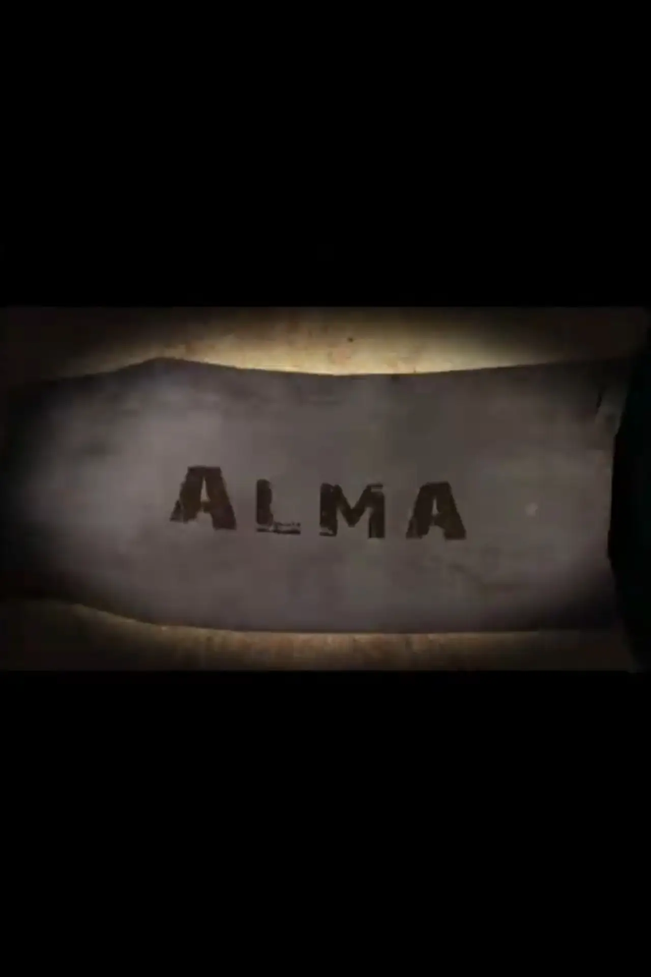 Plakat filmowy "Alma"