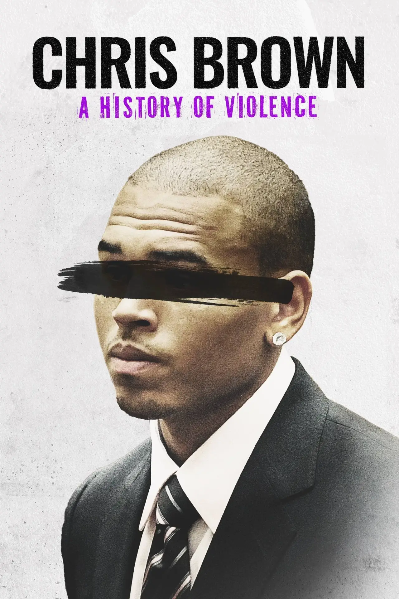 Plakat filmowy "Chris Brown: Historia przemocy"