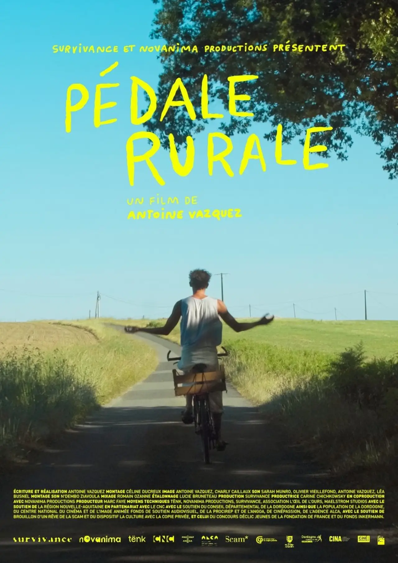Plakat filmowy "Pédale rurale"
