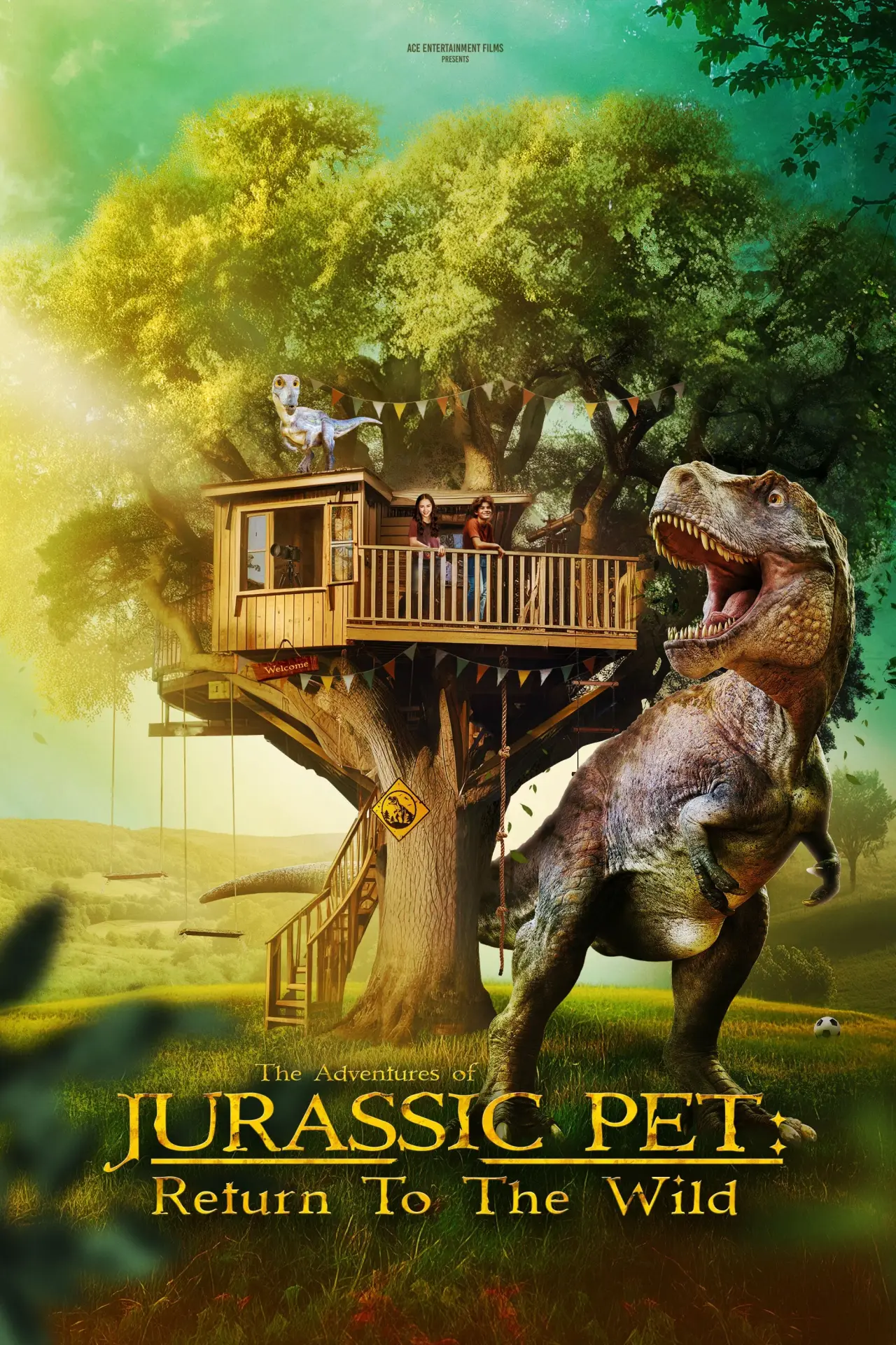 Plakat filmowy "The Adventures of Jurassic Pet: Return to the Wild"