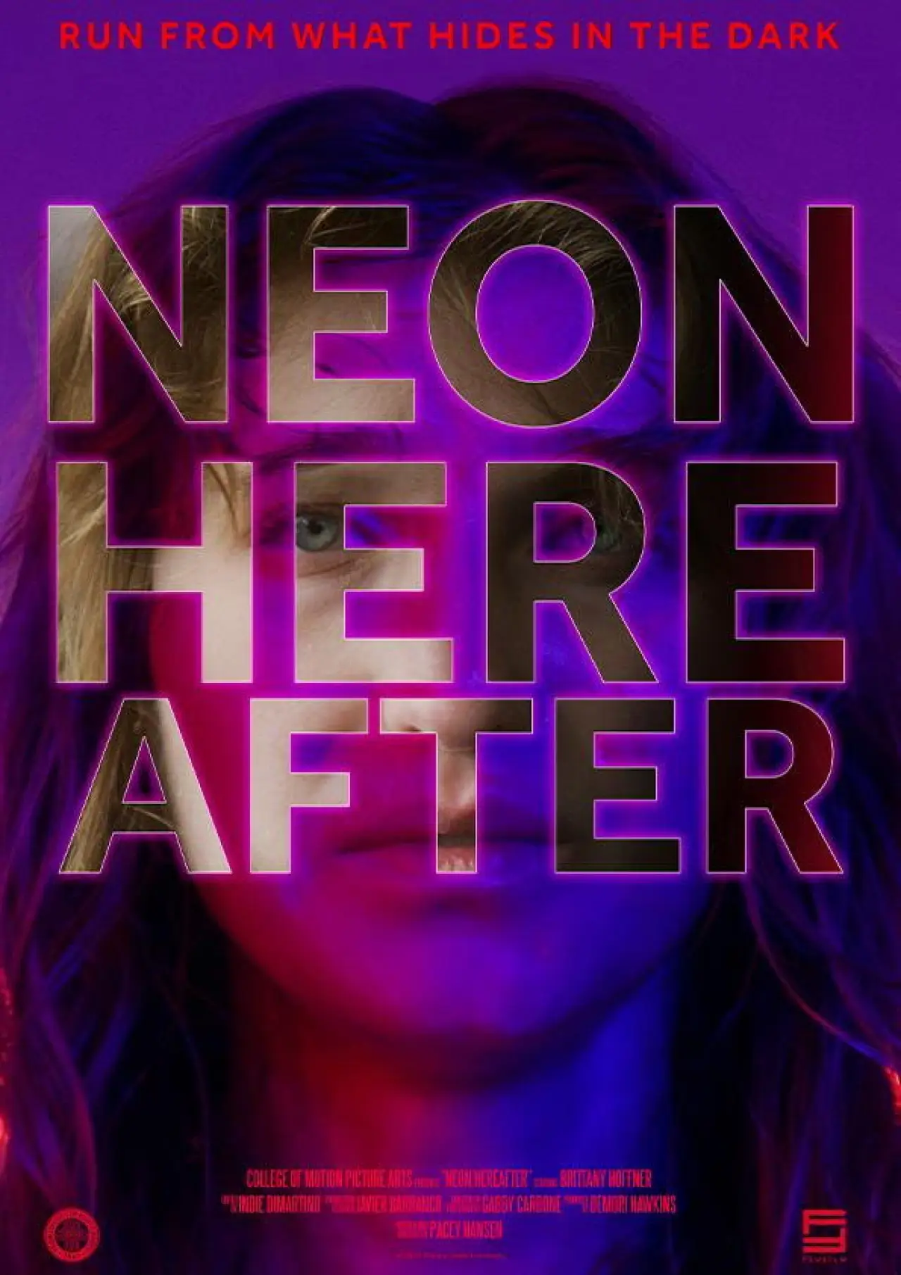 Plakat filmowy "Neon Hereafter"