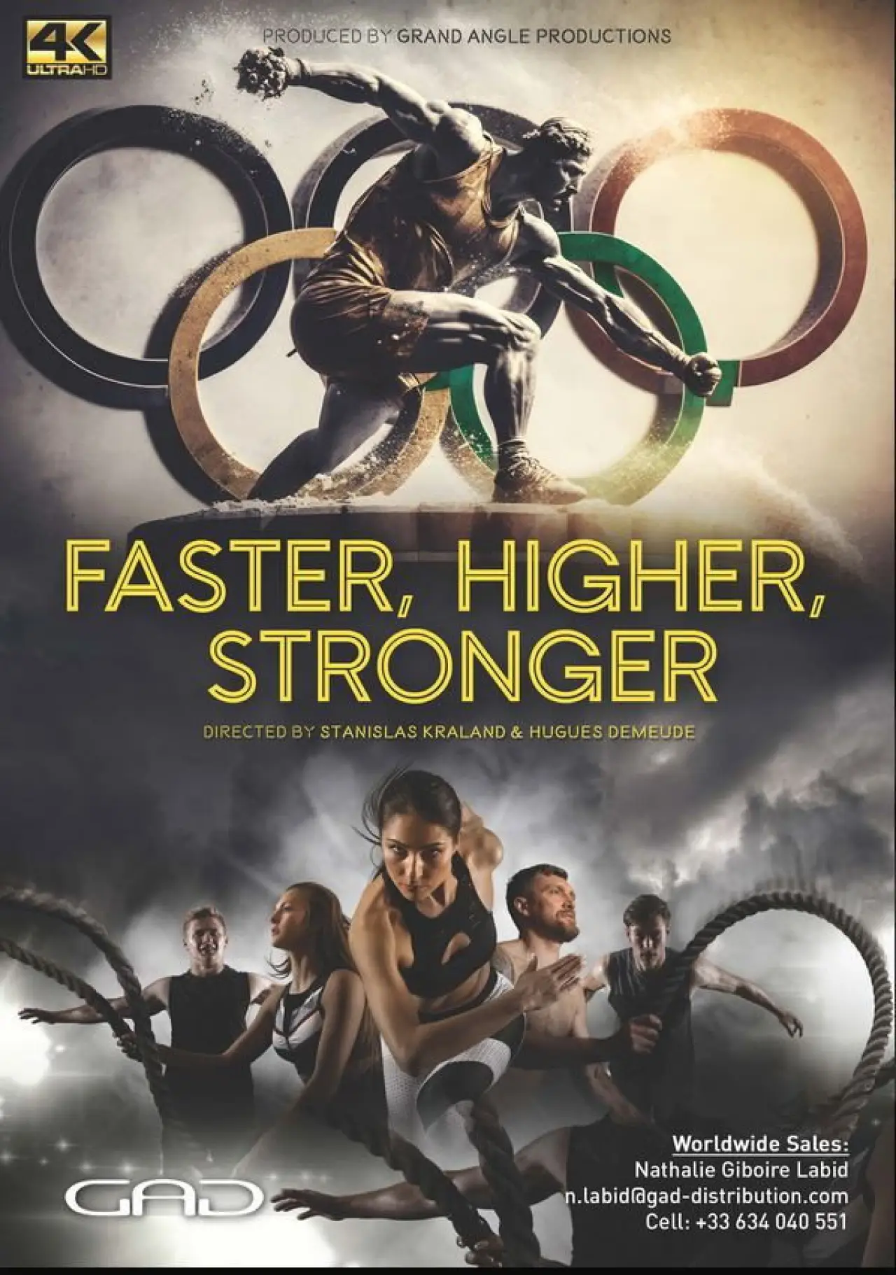 Plakat filmowy "Szybciej wyżej mocniej"