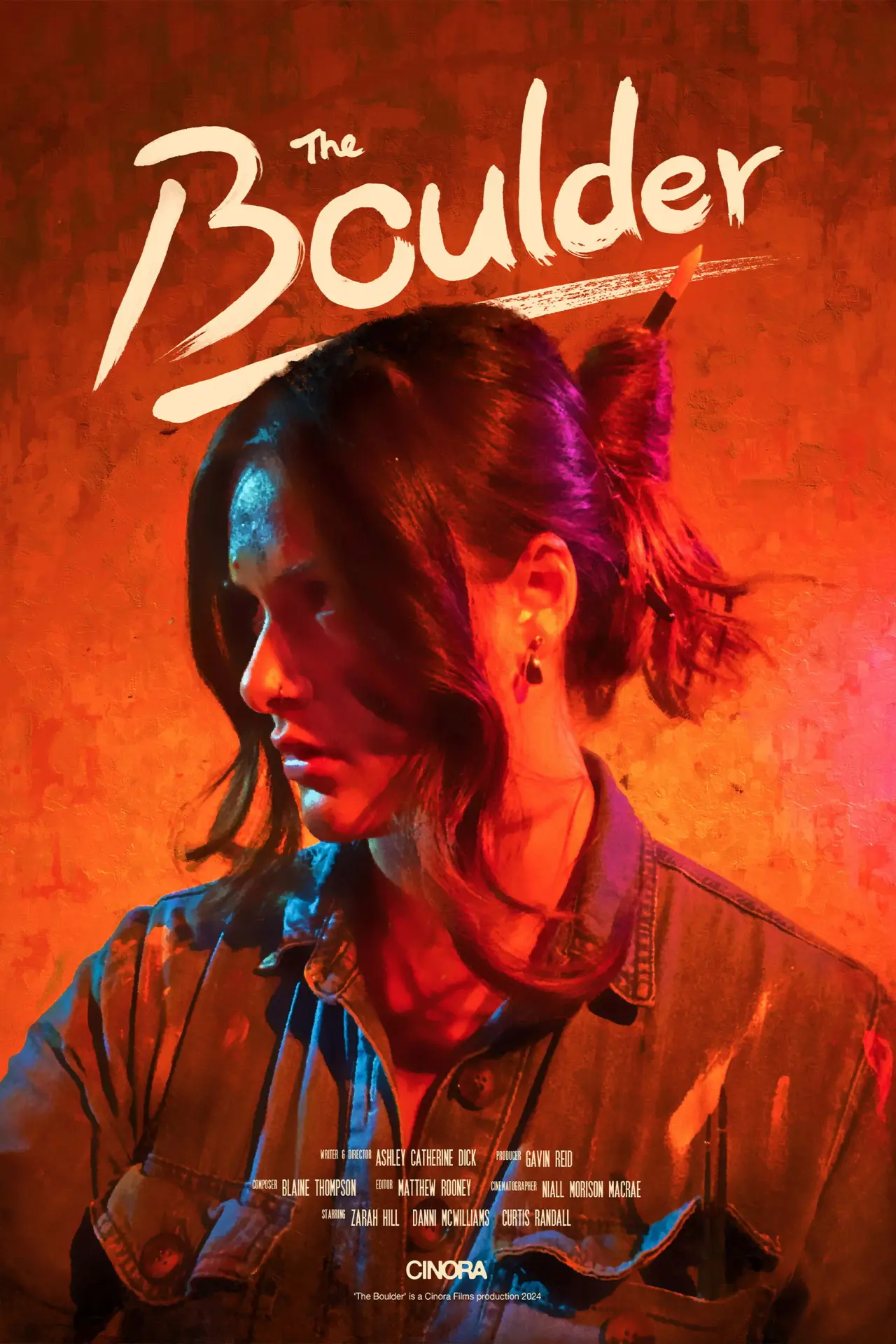 Plakat filmowy "The Boulder"