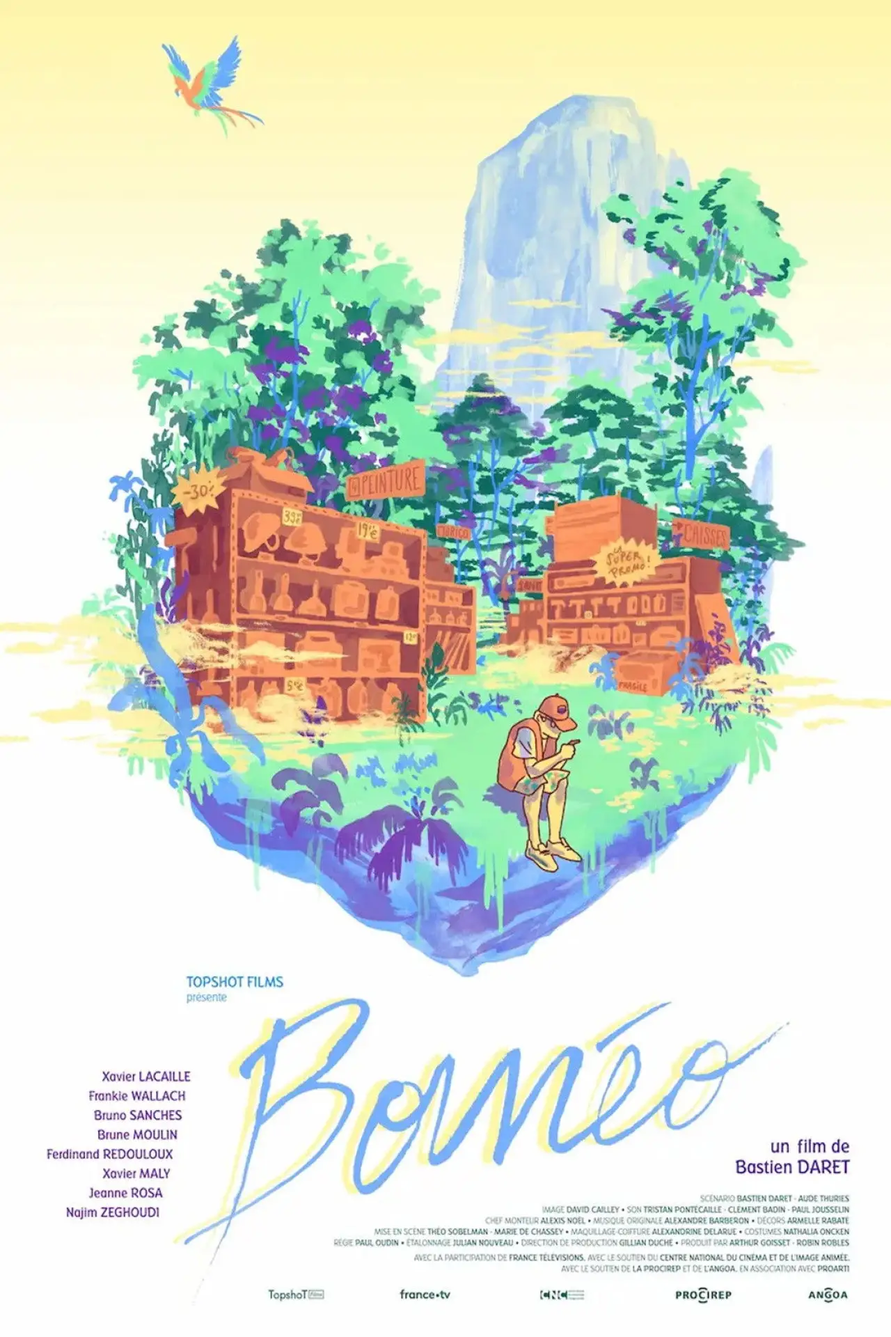 Plakat filmowy "Bornéo"