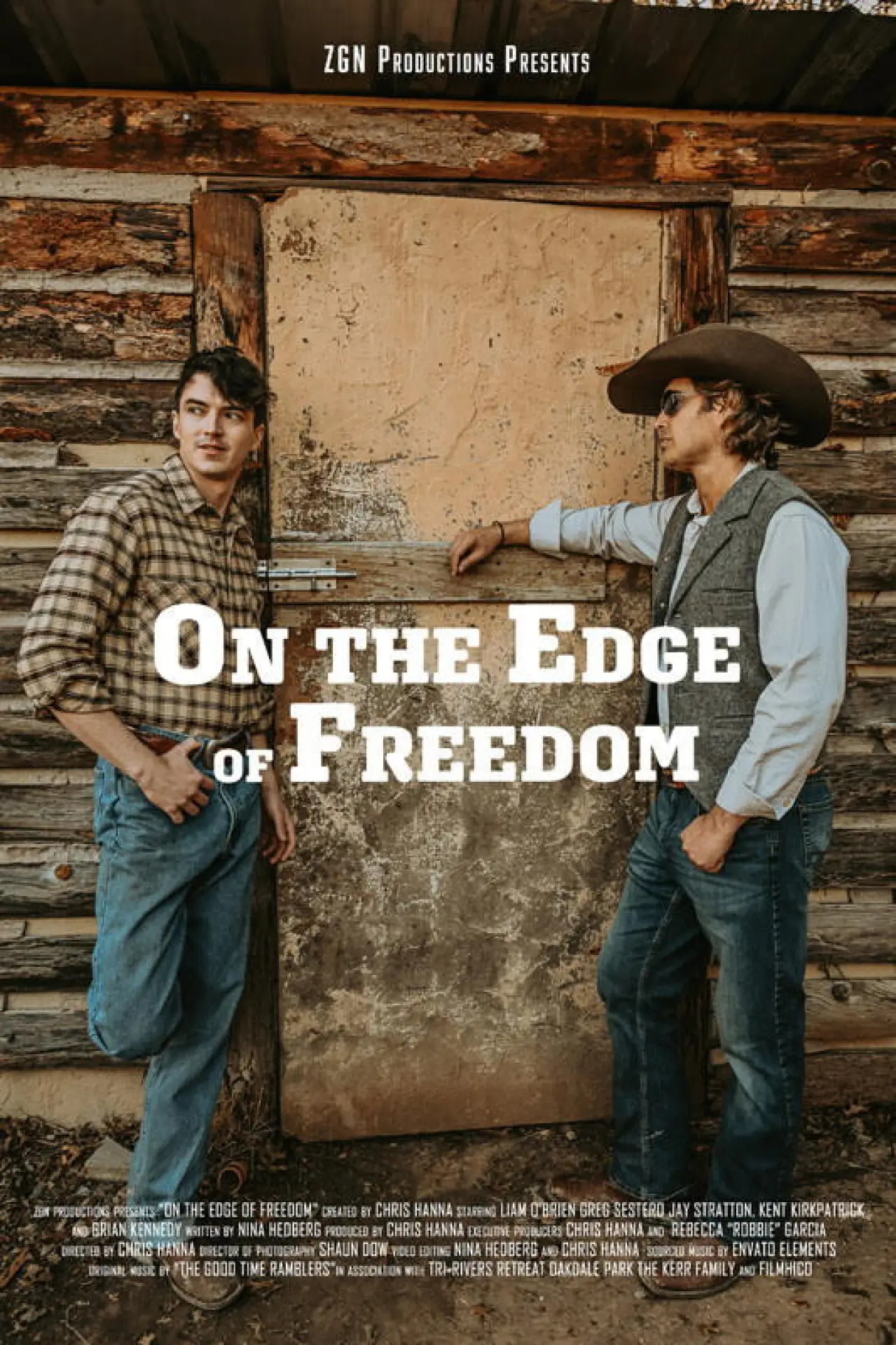 Plakat filmowy "On the Edge of Freedom"